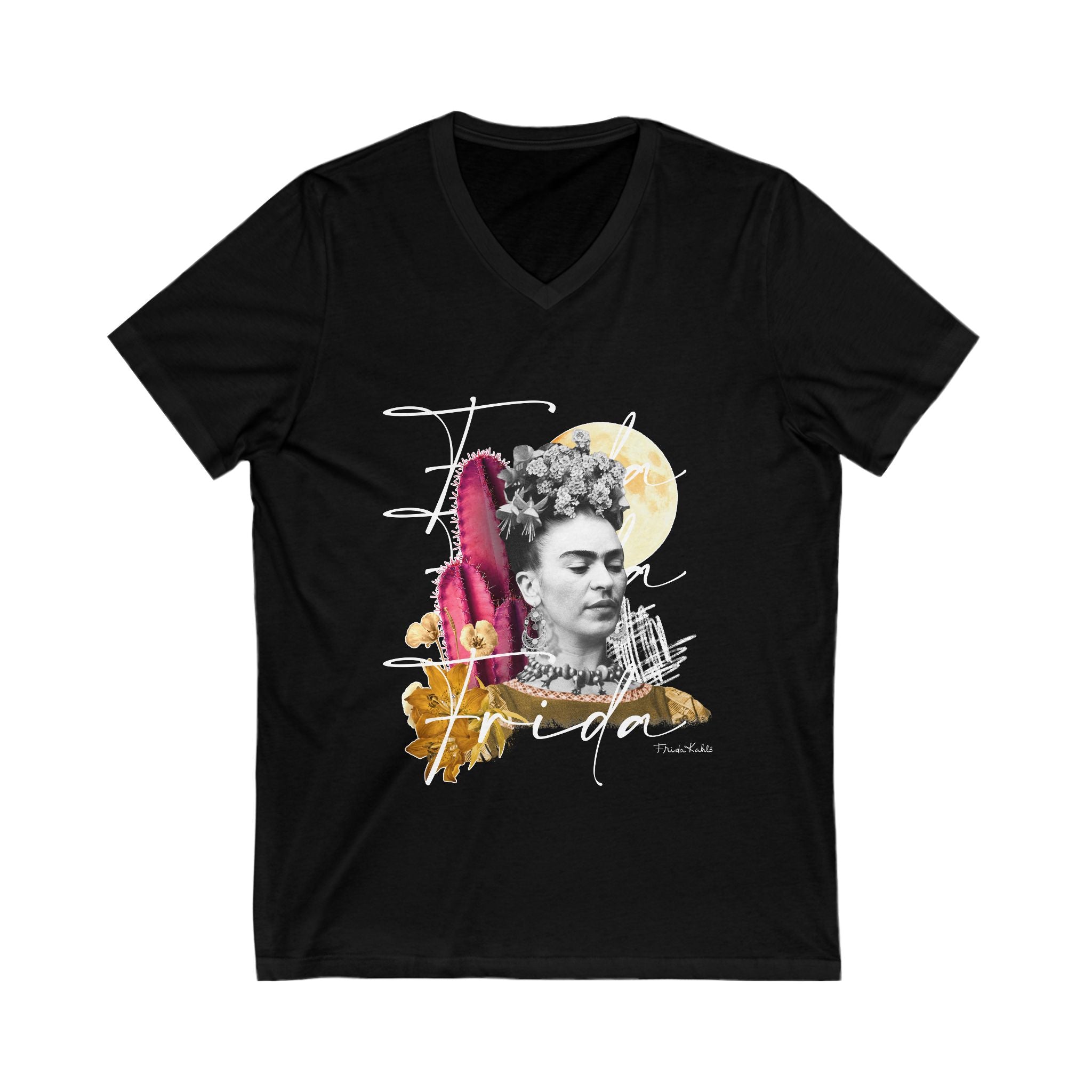 Frida Kahlo V-Neck Tee