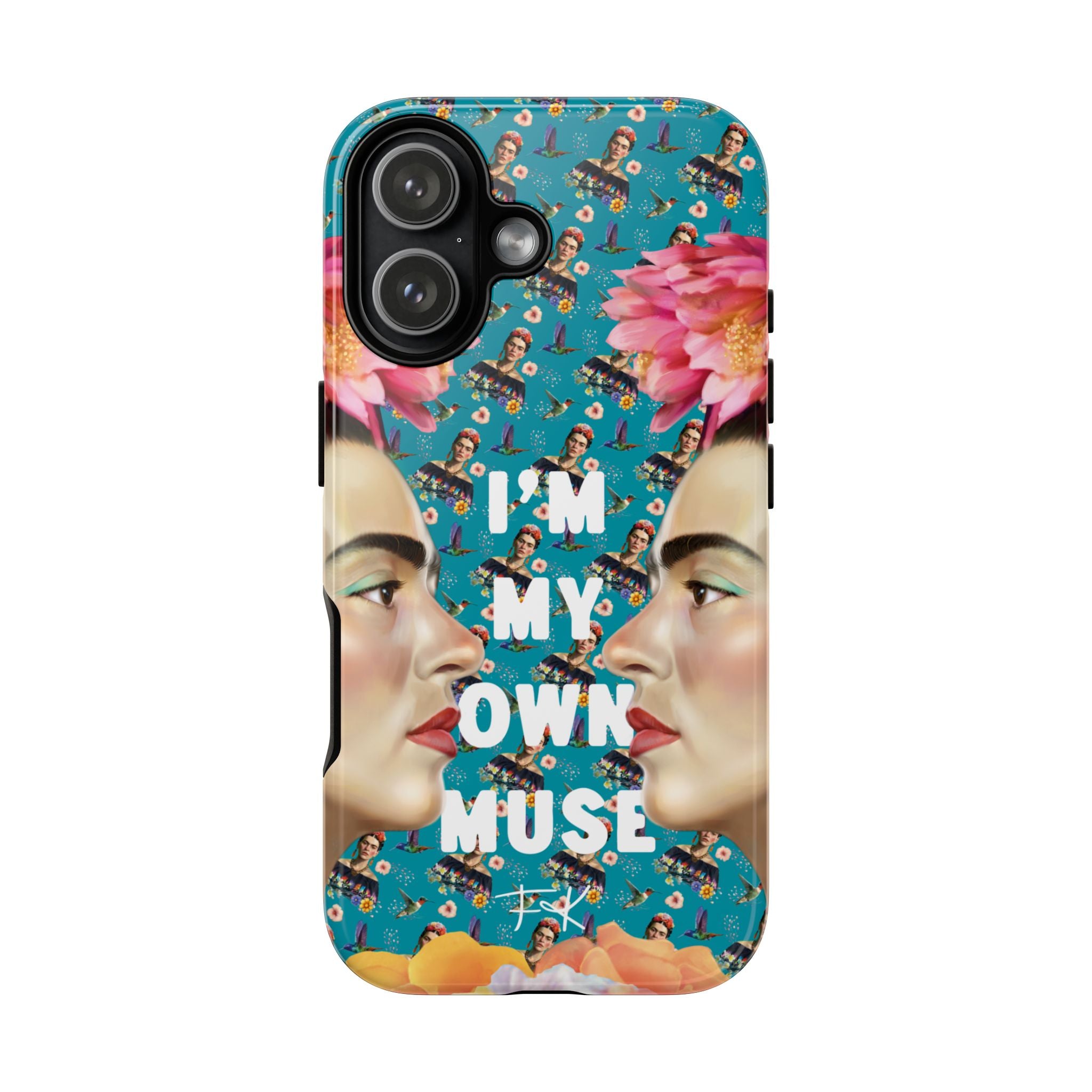 Frida Kahlo - I Am My Own Muse - Colorful Art Phone Case