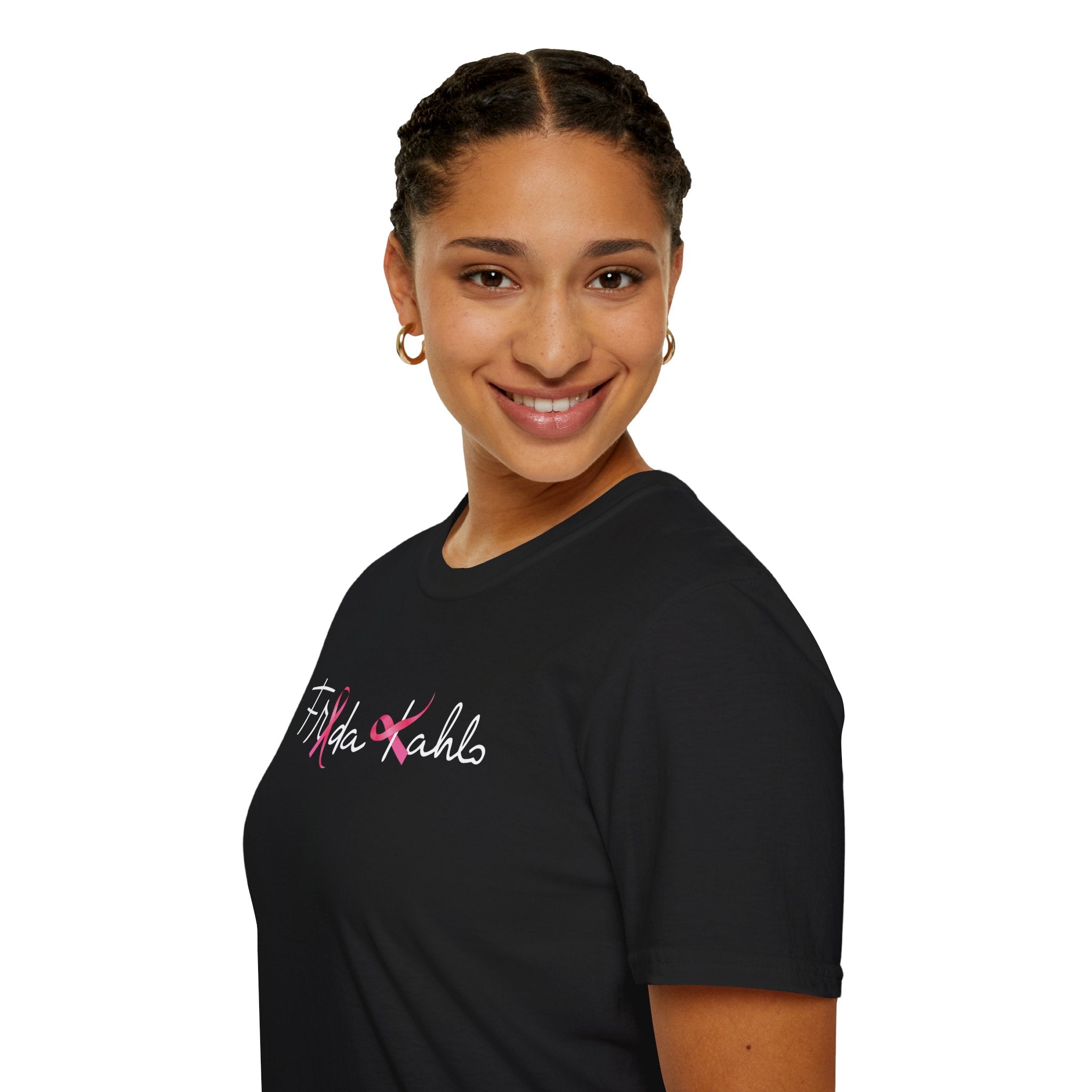 Frida Kahlo Breast Cancer Awareness T-Shirt