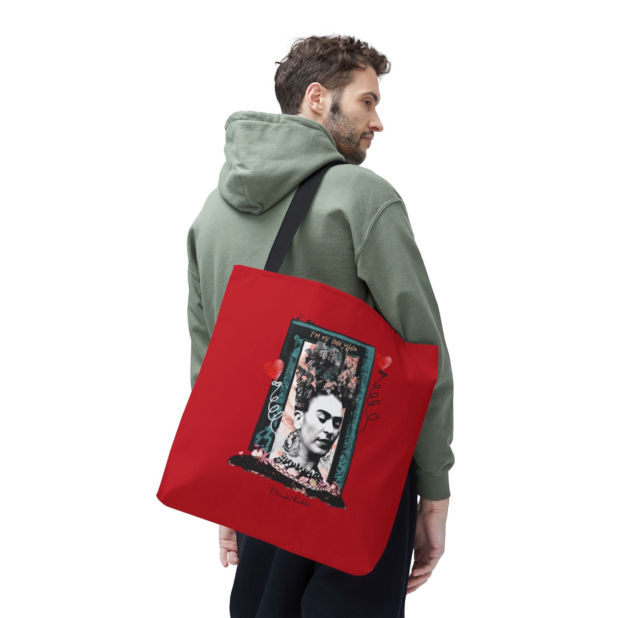 Frida Kahlo Inspired Colorful Art Tote Bag — &
