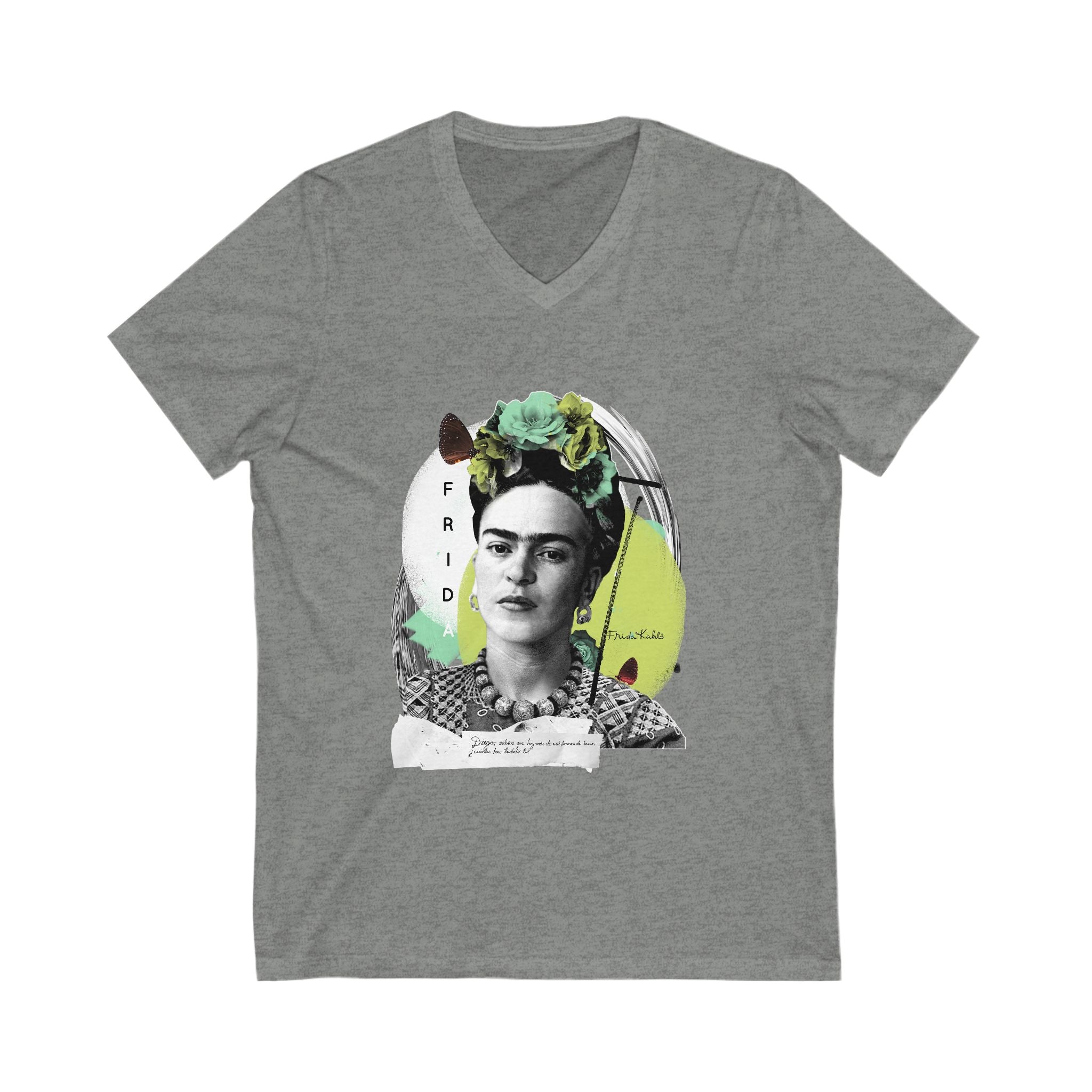 Frida Kahlo V-Neck Tee
