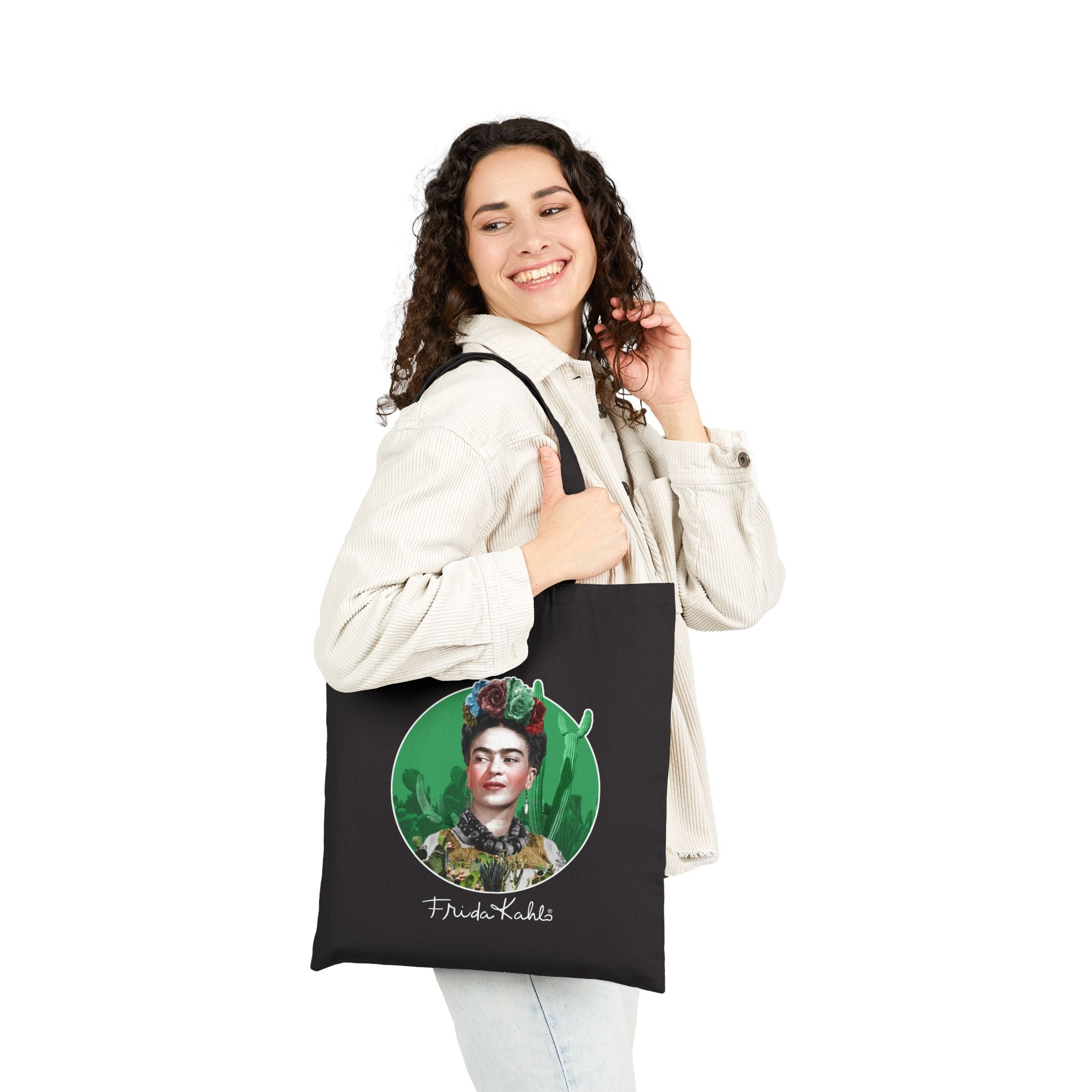 Canvas Tote Bag - Frida Kahlo Collection, Iconic Portraits and Vibrant Colors