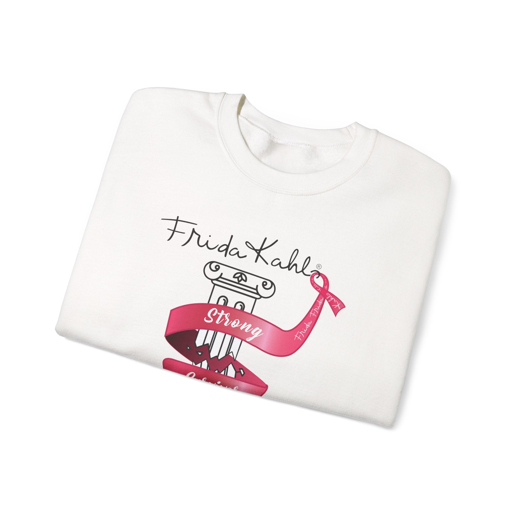 Frida Kahlo Inspired Sweatshirt - Breast Cancer Awareness Collection