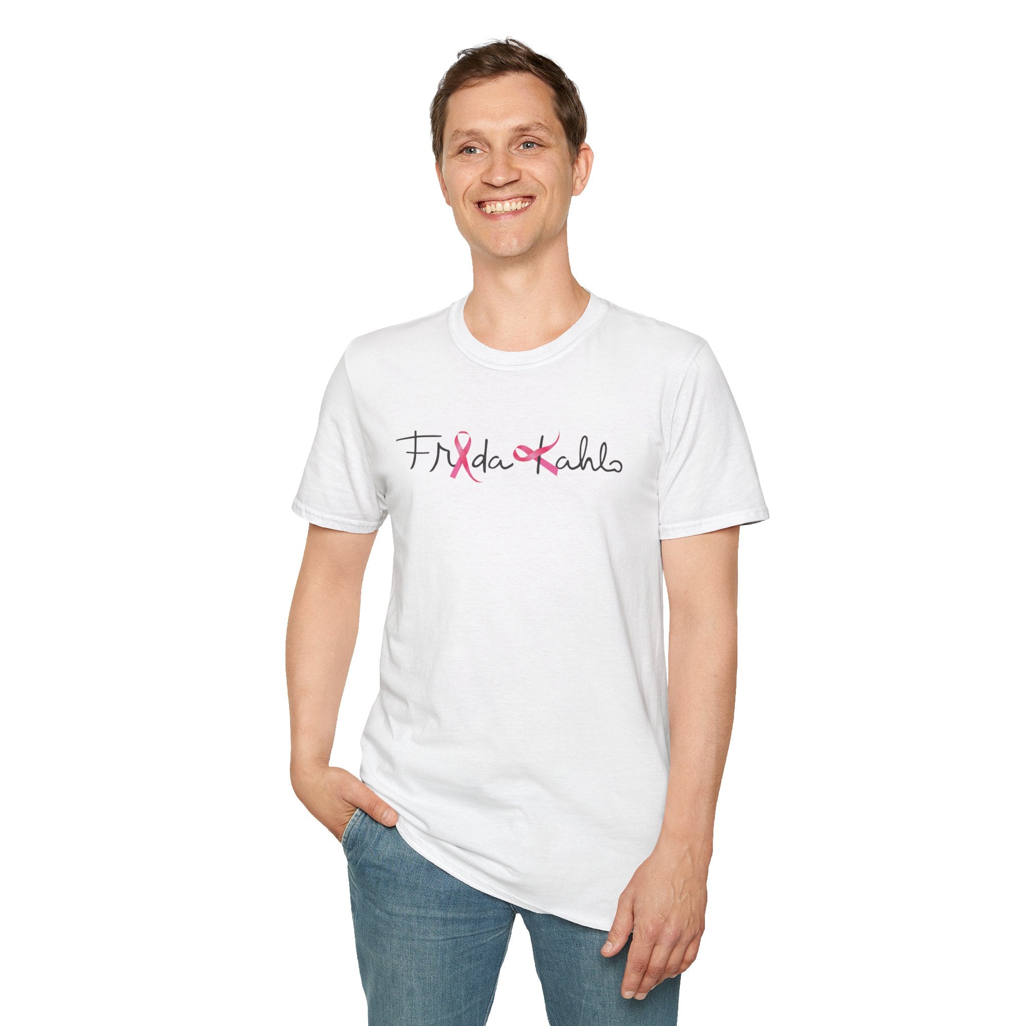 Frida Kahlo Breast Cancer Awareness T-Shirt