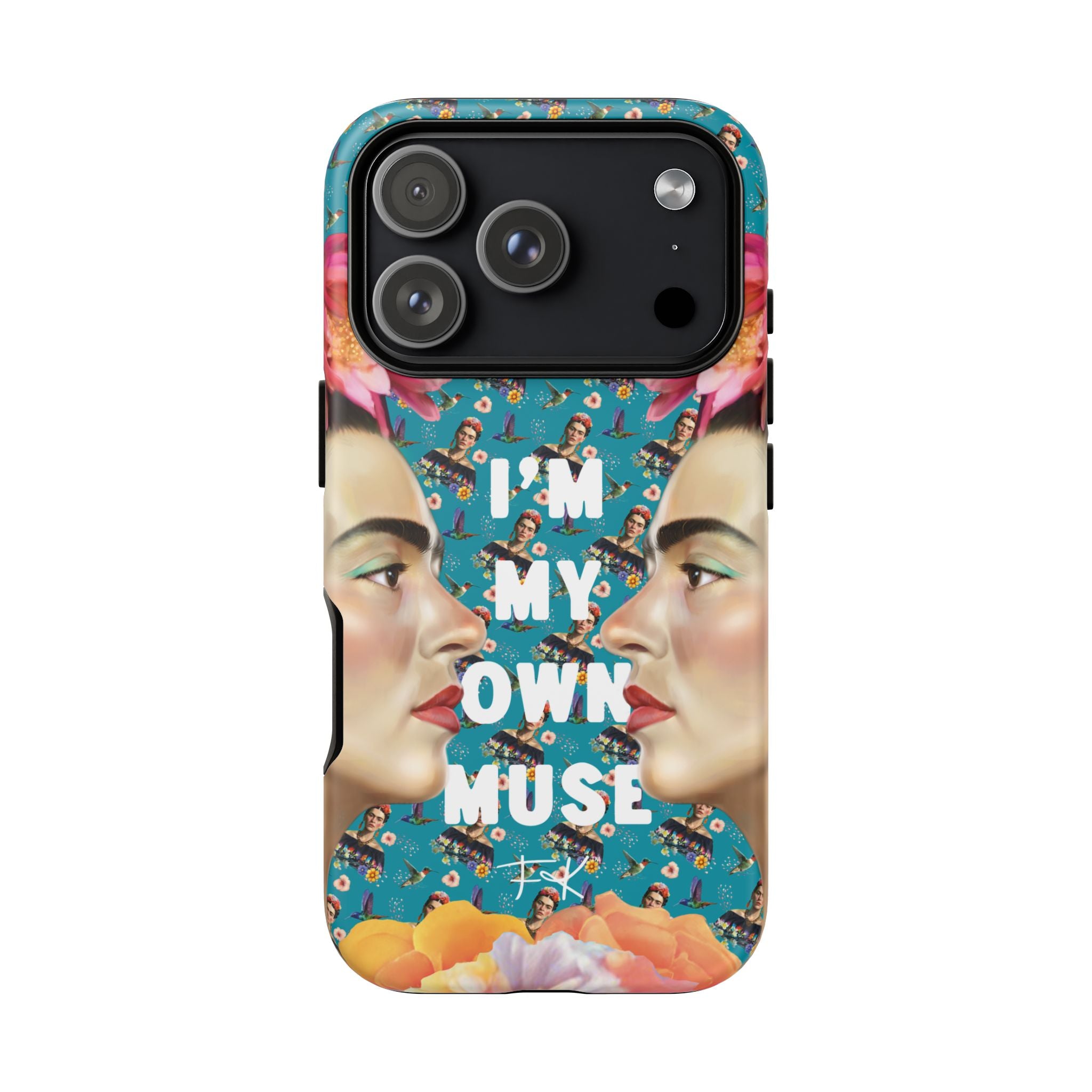 Frida Kahlo - I Am My Own Muse - Colorful Art Phone Case