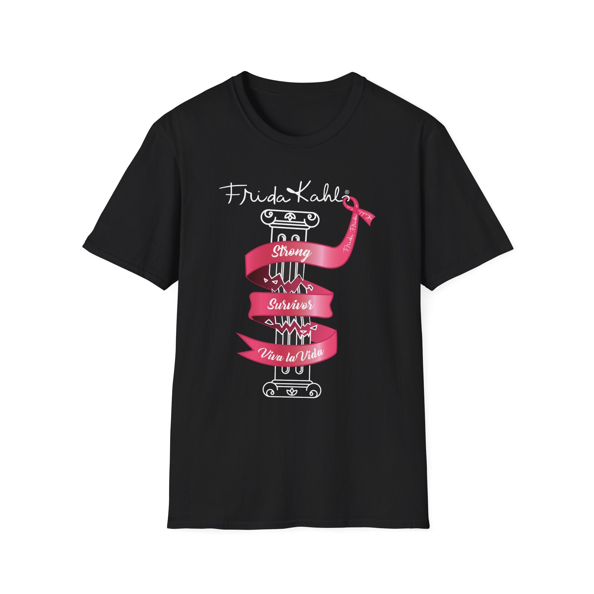 Frida Kahlo Breast Cancer Awareness T-Shirt
