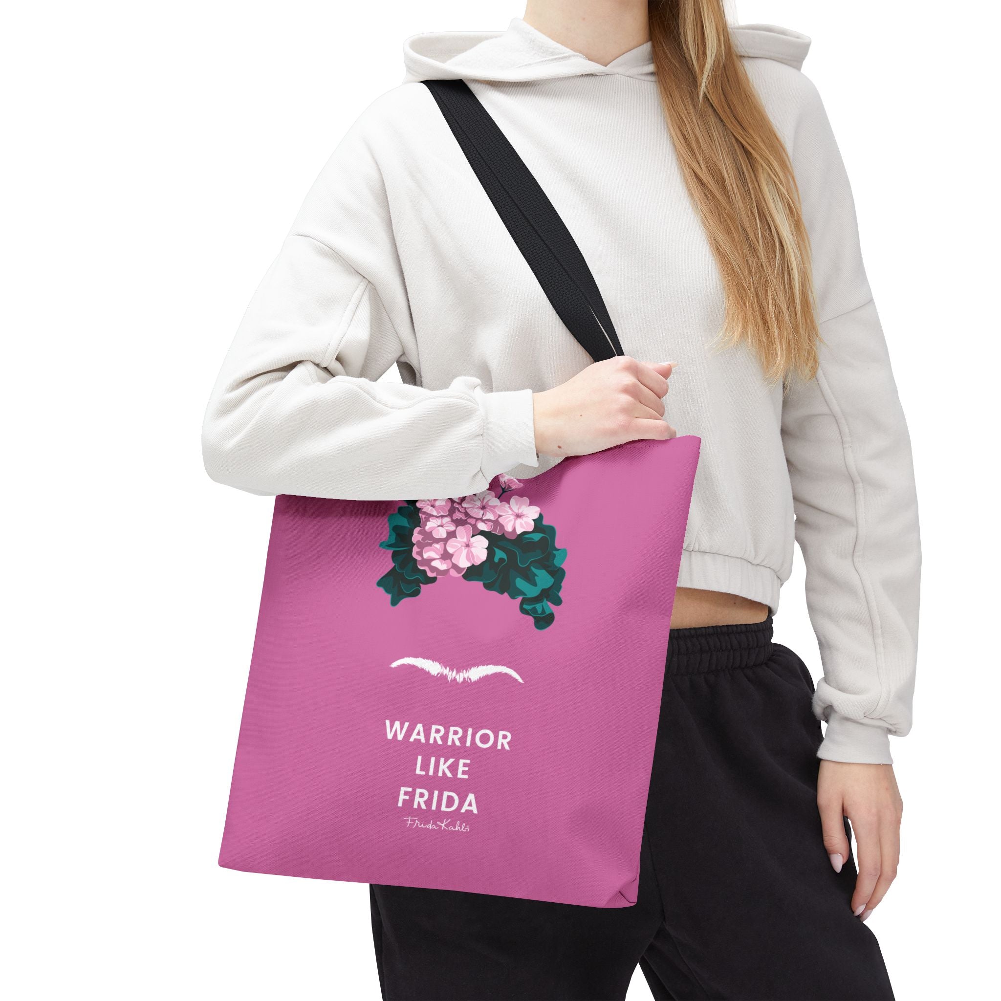 Frida Kahlo Tote Bag - Breast Cancer Awareness Collection