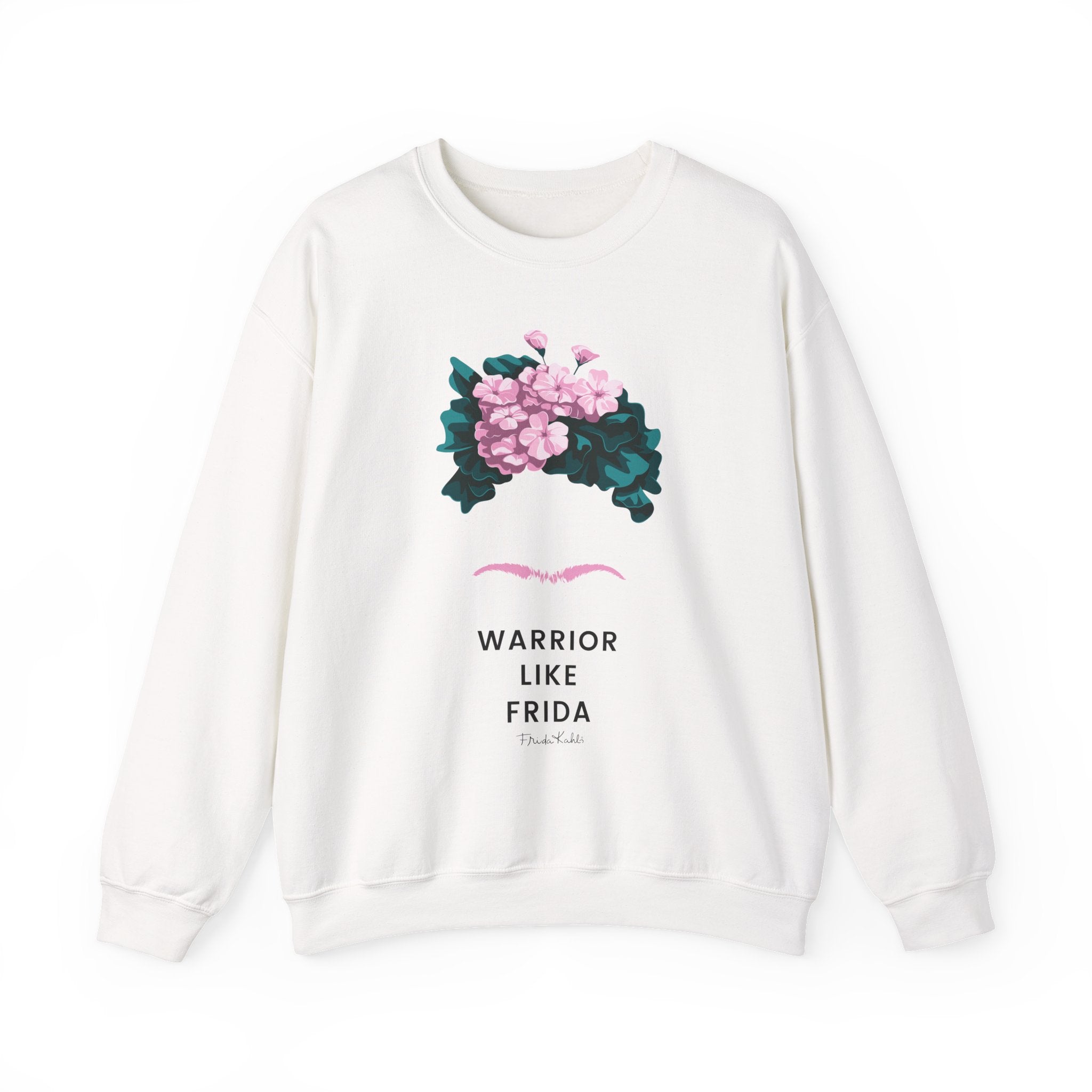 Frida Kahlo Inspired Sweatshirt - Breast Cancer Awareness Collection
