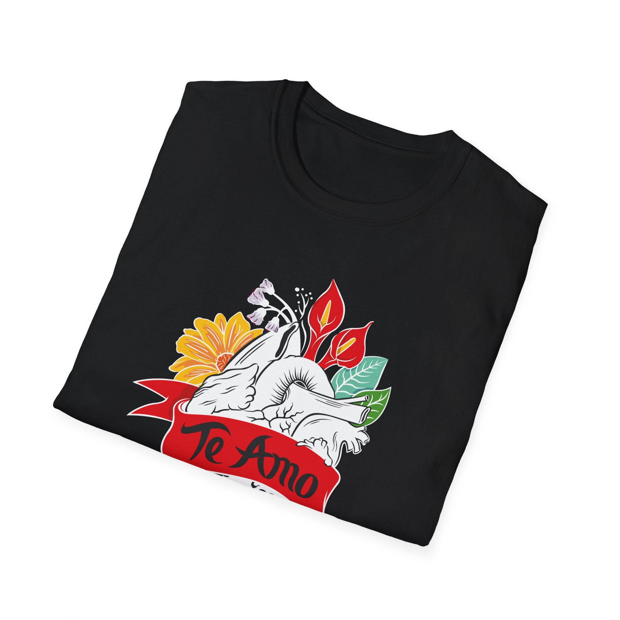 Frida Kahlo - "Te Amo Más Que Mi Propia Piel" - Inspired Anatomical Heart T-Shirt