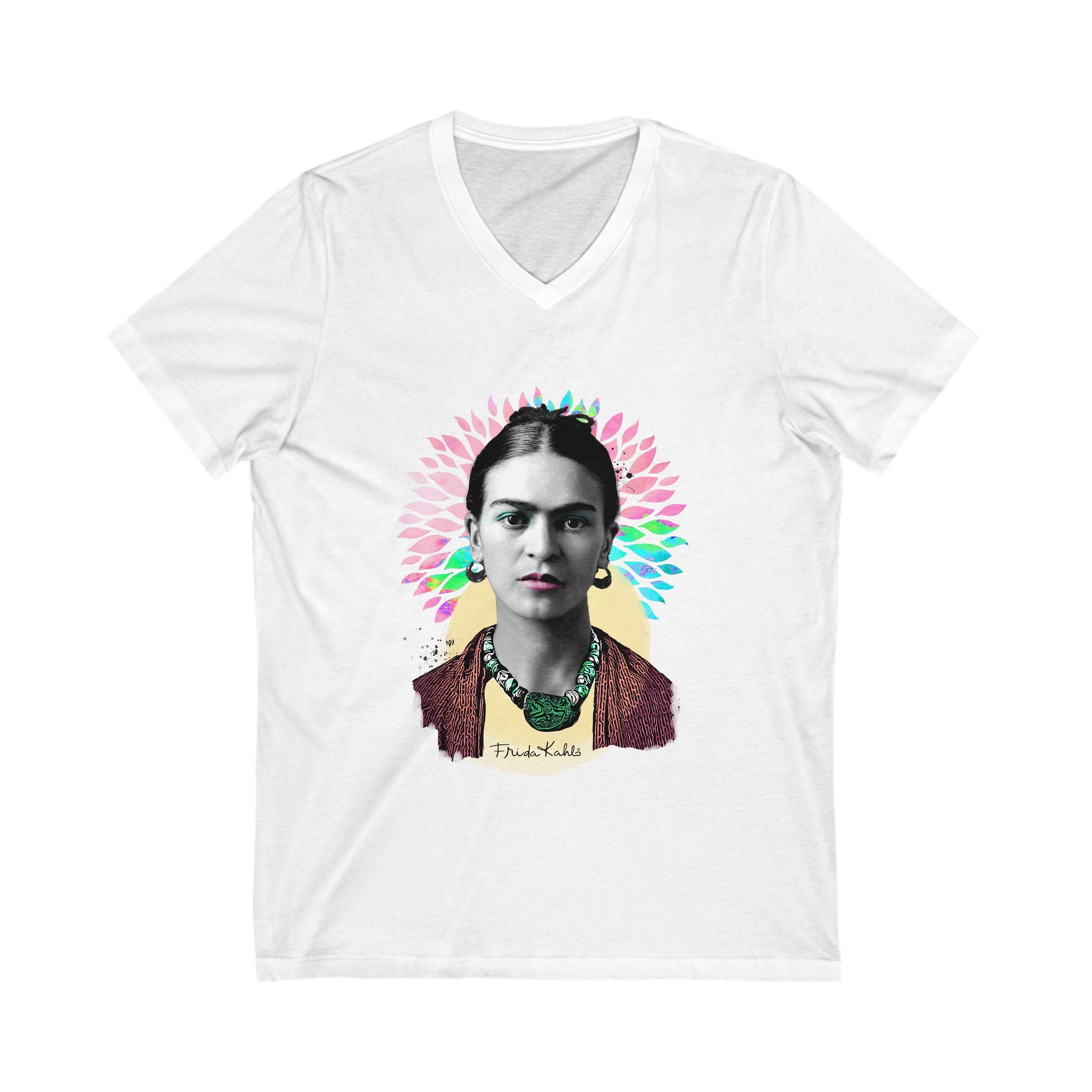 Frida Kahlo V-Neck Tee