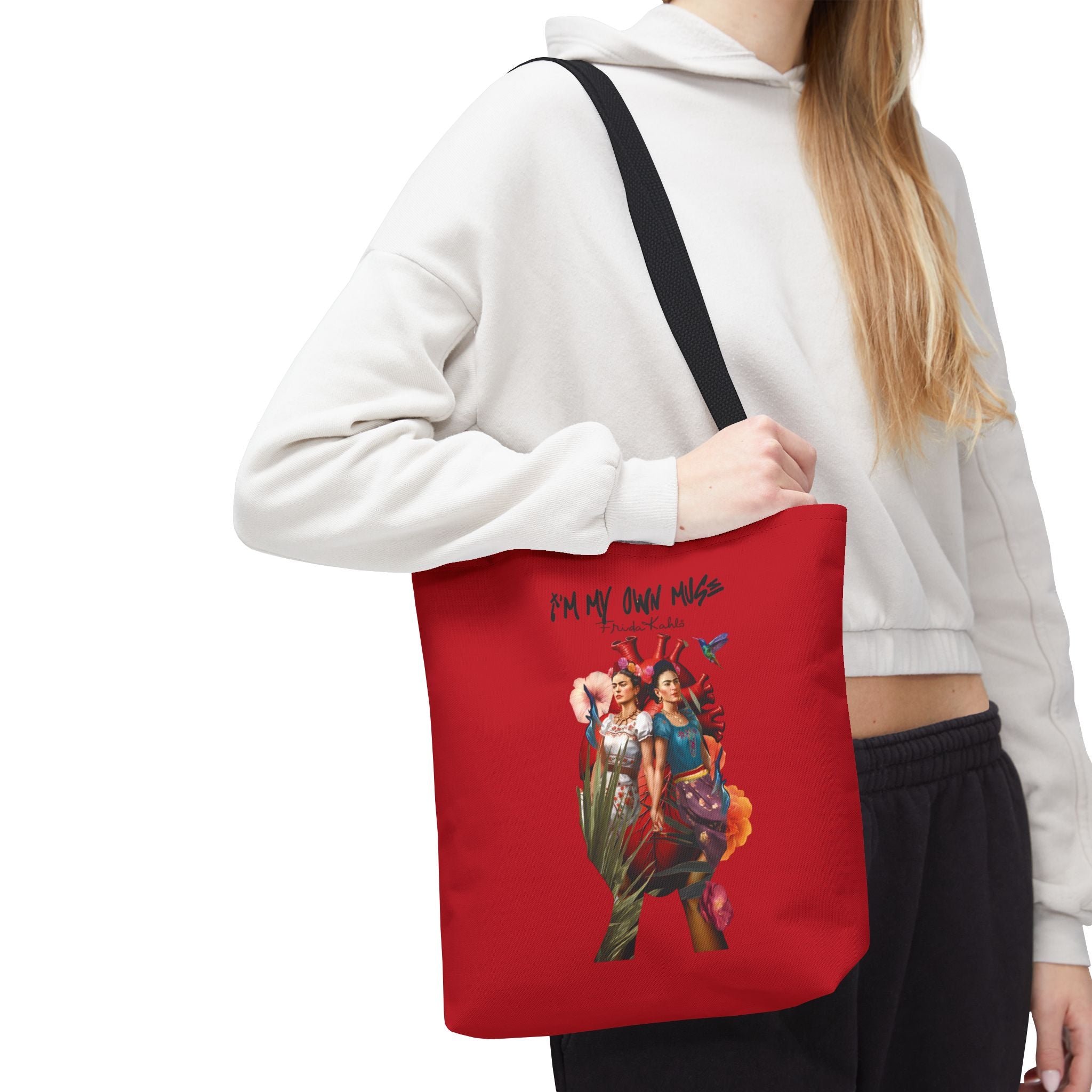 Frida Kahlo Inspired Colorful Art Tote Bag — &
