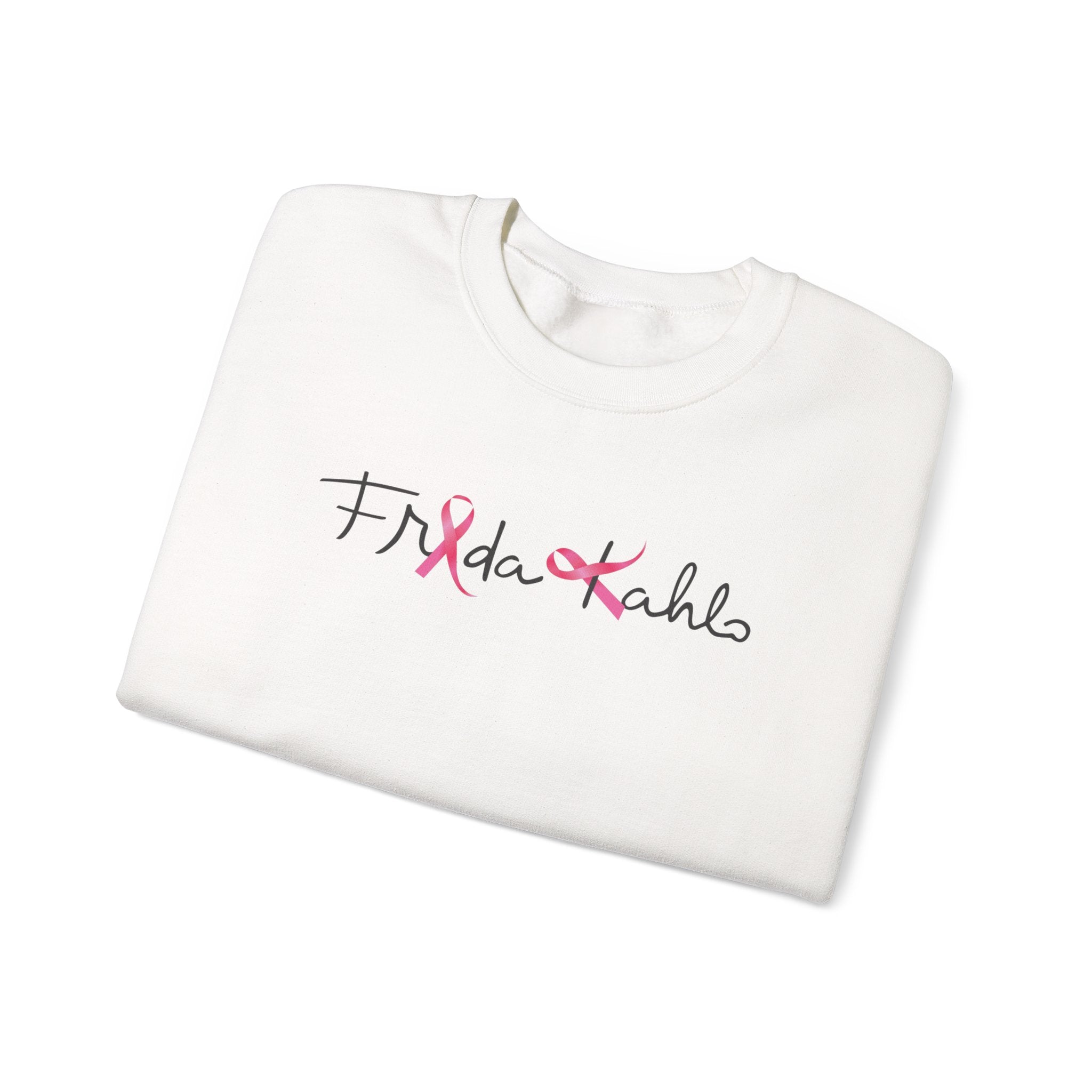 Frida Kahlo Inspired Sweatshirt - Breast Cancer Awareness Collection