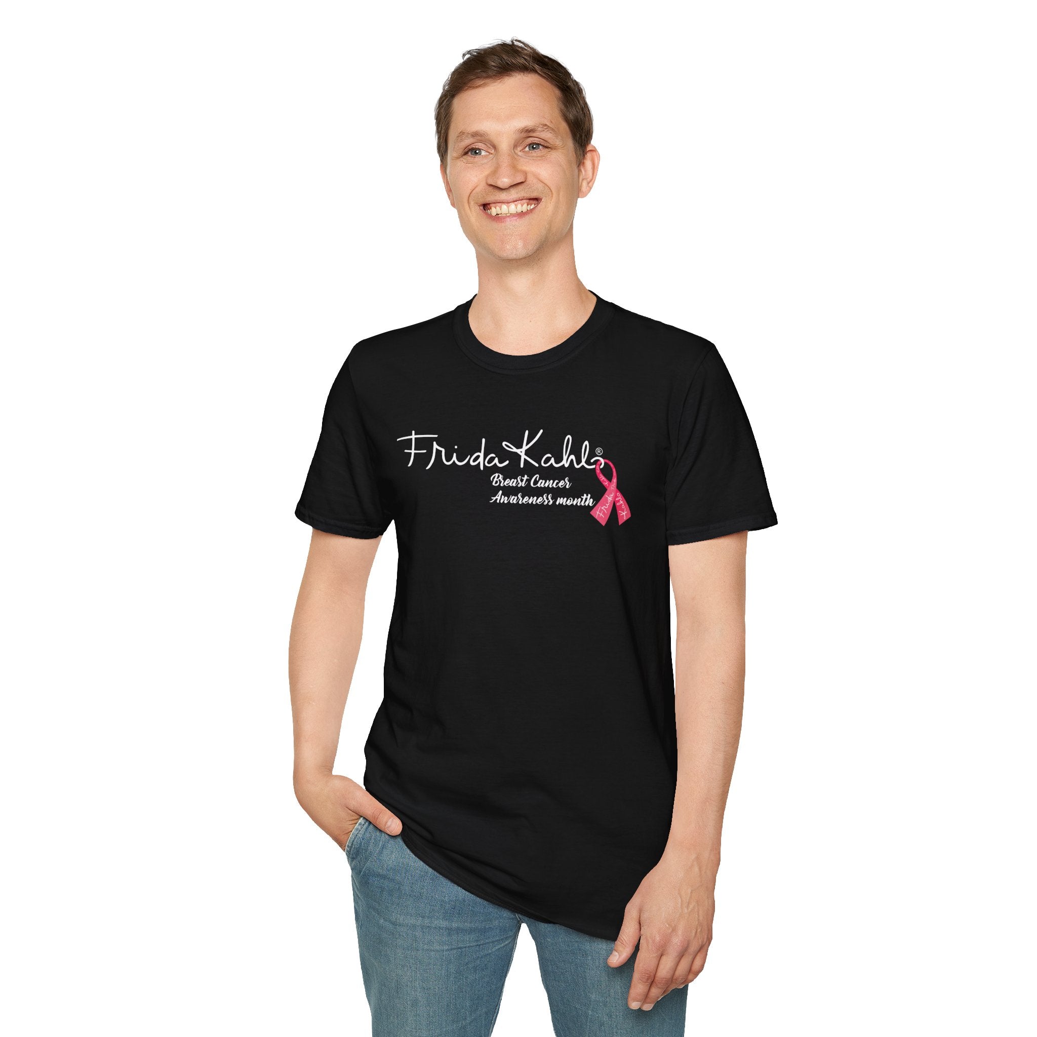 Frida Kahlo Breast Cancer Awareness T-Shirt