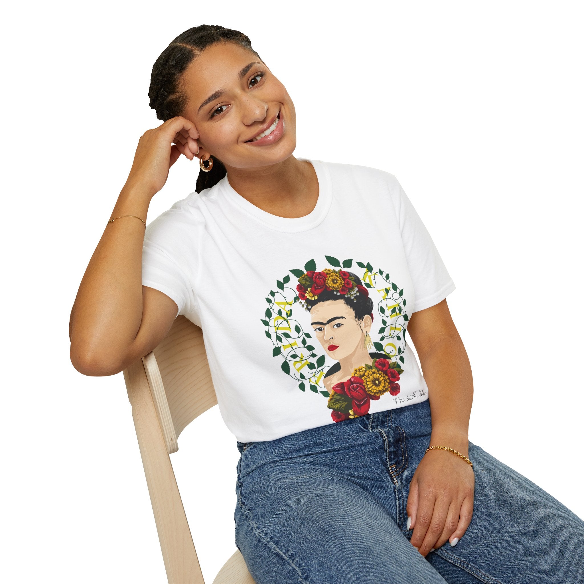 Frida Kahlo Colorful Unisex T-Shirt