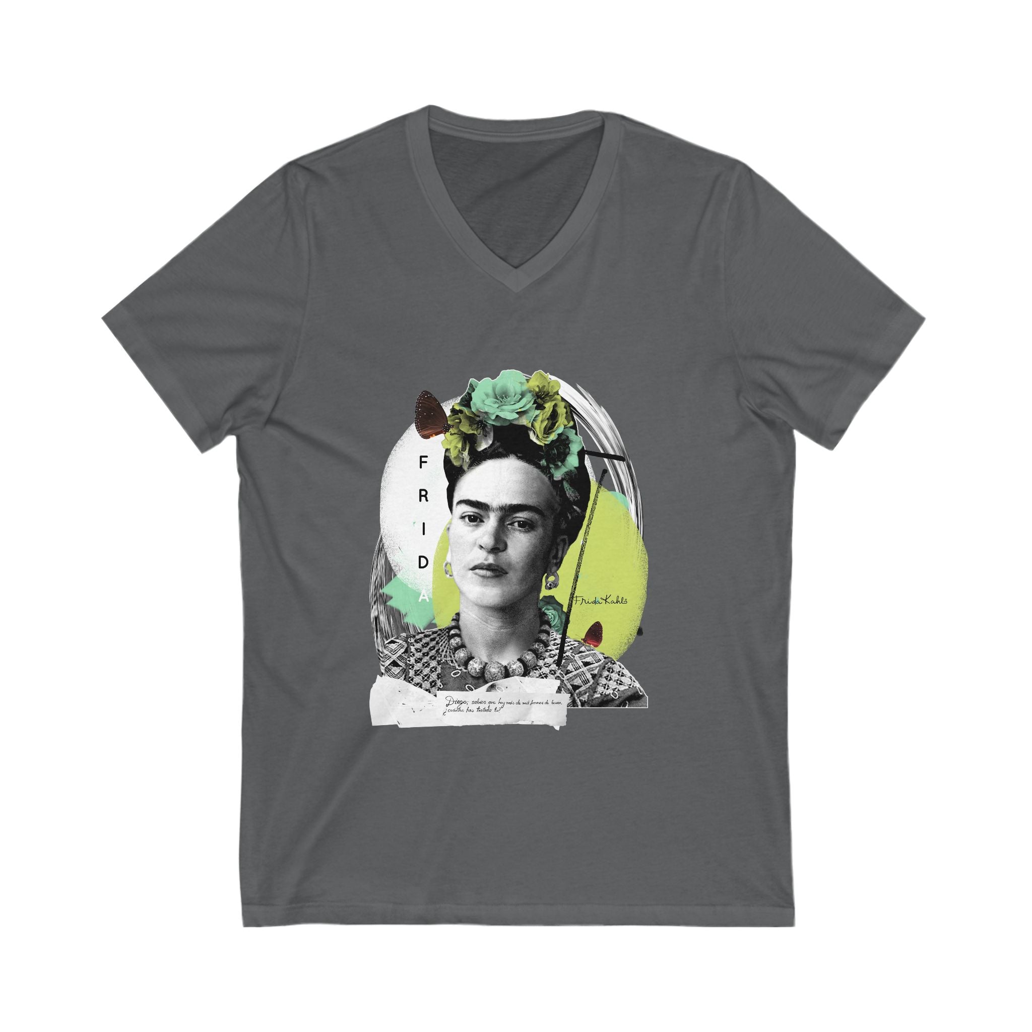 Frida Kahlo V-Neck Tee