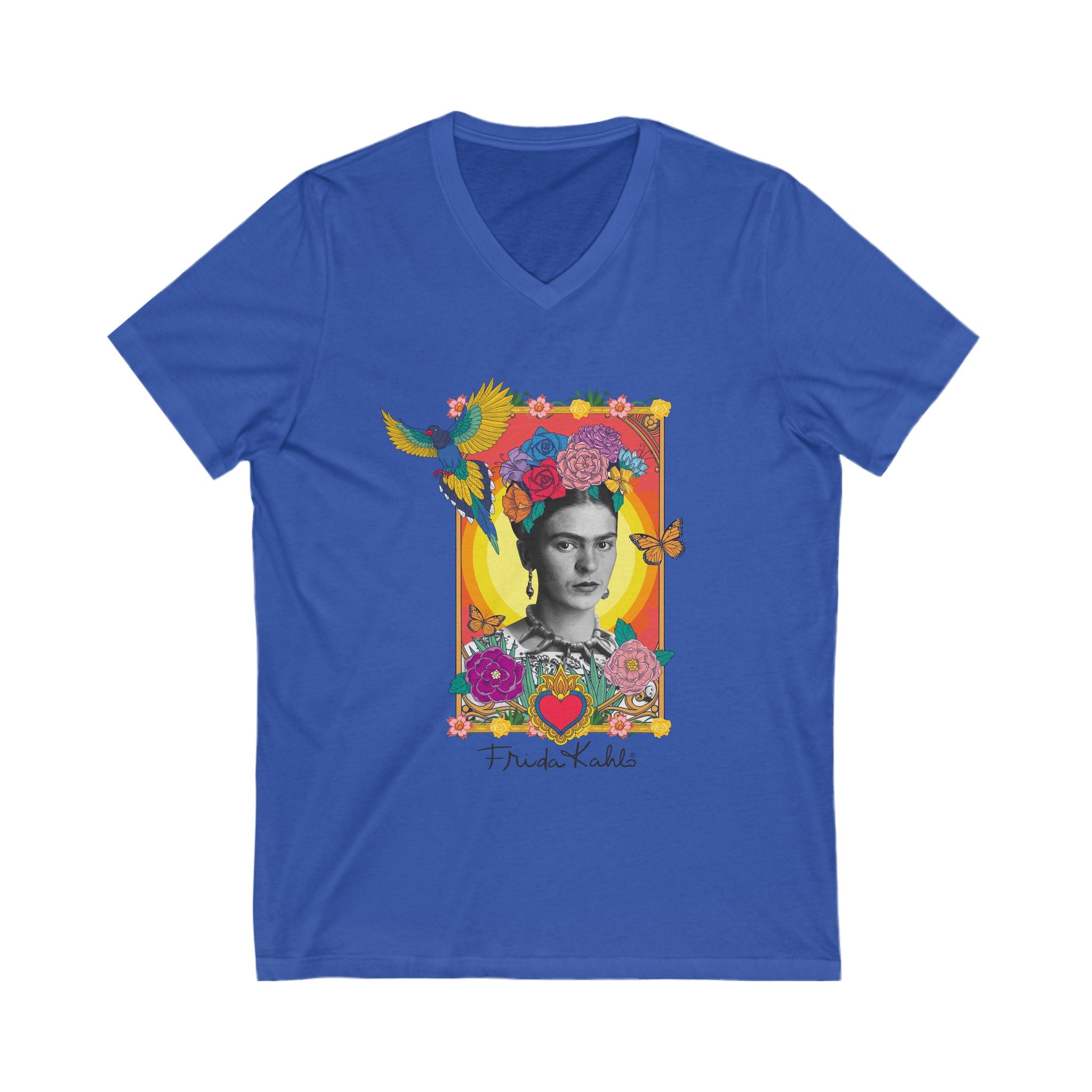 Frida Kahlo V-Neck Tee