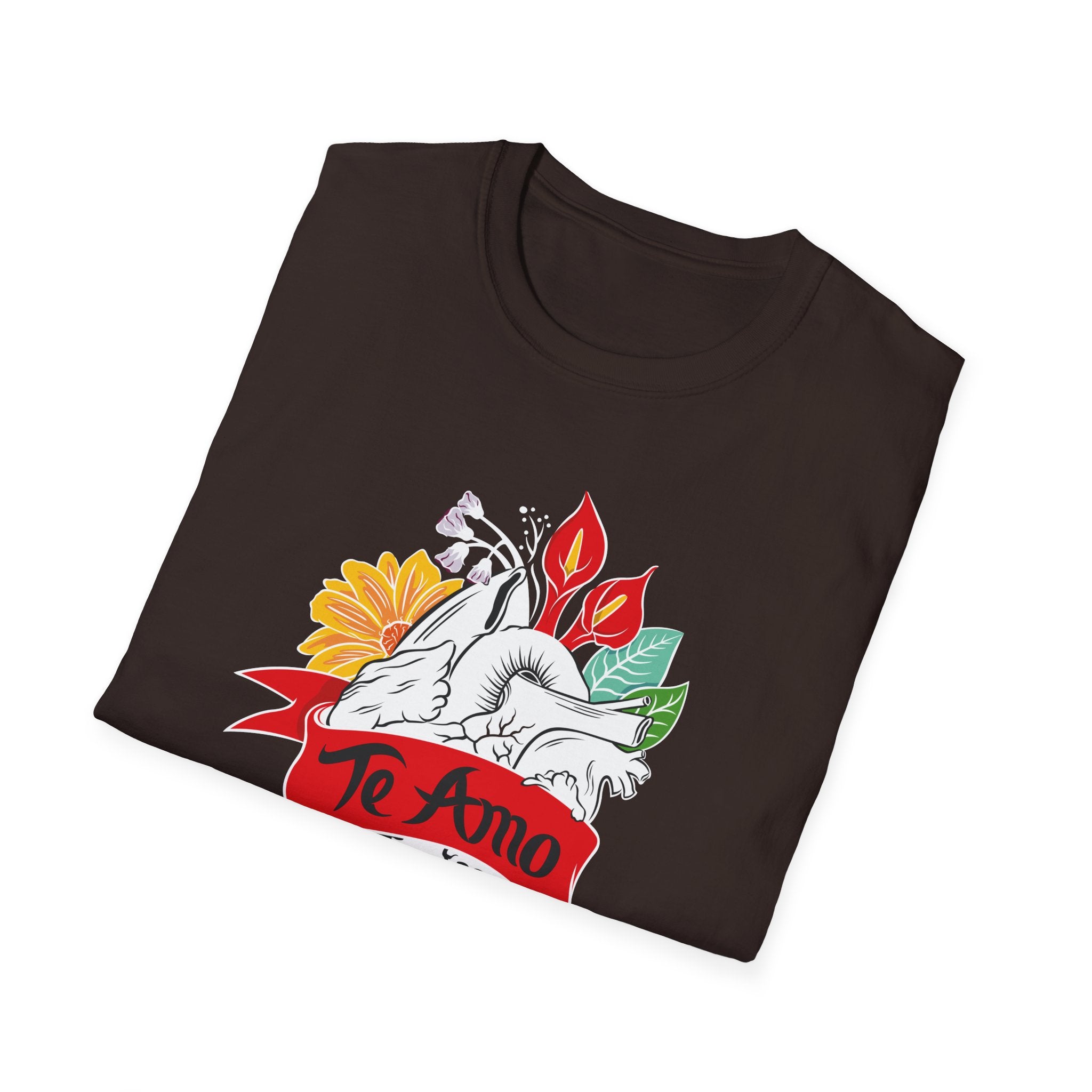 Frida Kahlo - "Te Amo Más Que Mi Propia Piel" - Inspired Anatomical Heart T-Shirt