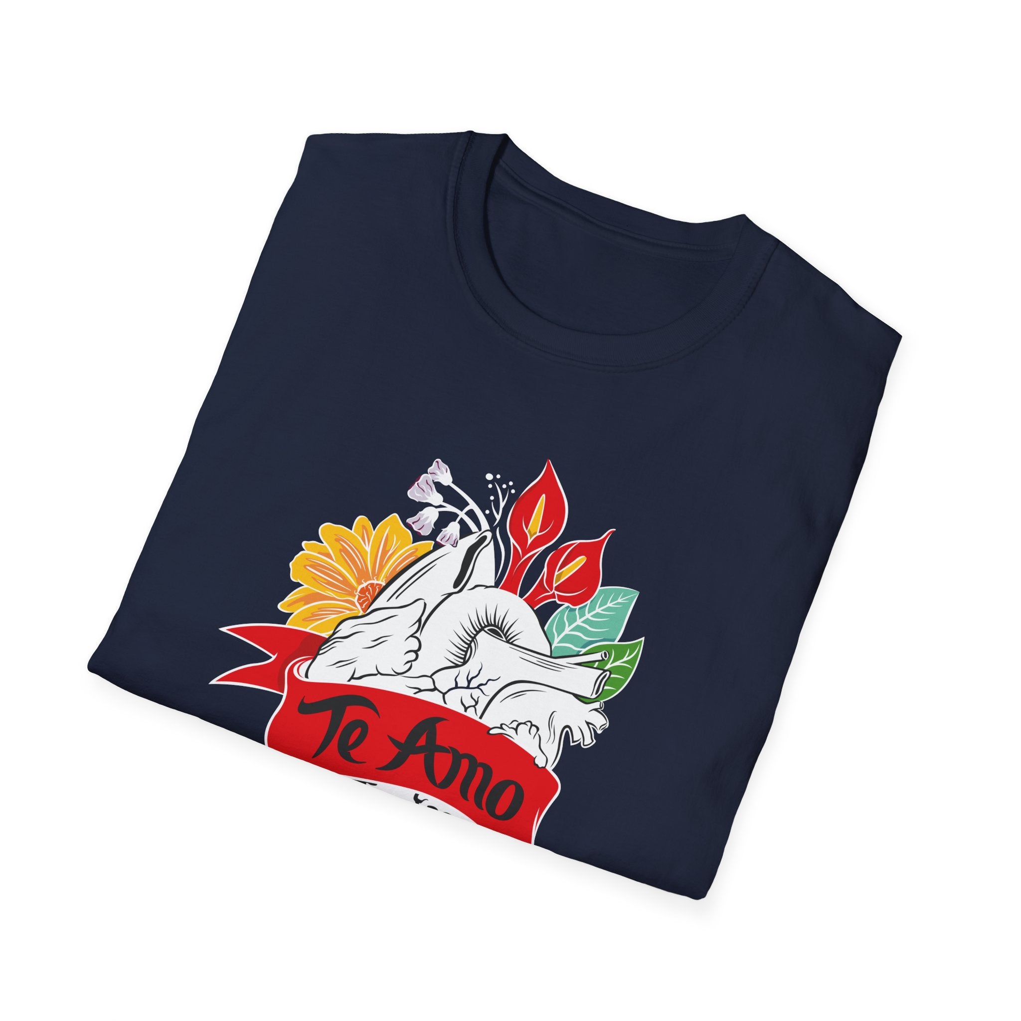 Frida Kahlo - "Te Amo Más Que Mi Propia Piel" - Inspired Anatomical Heart T-Shirt