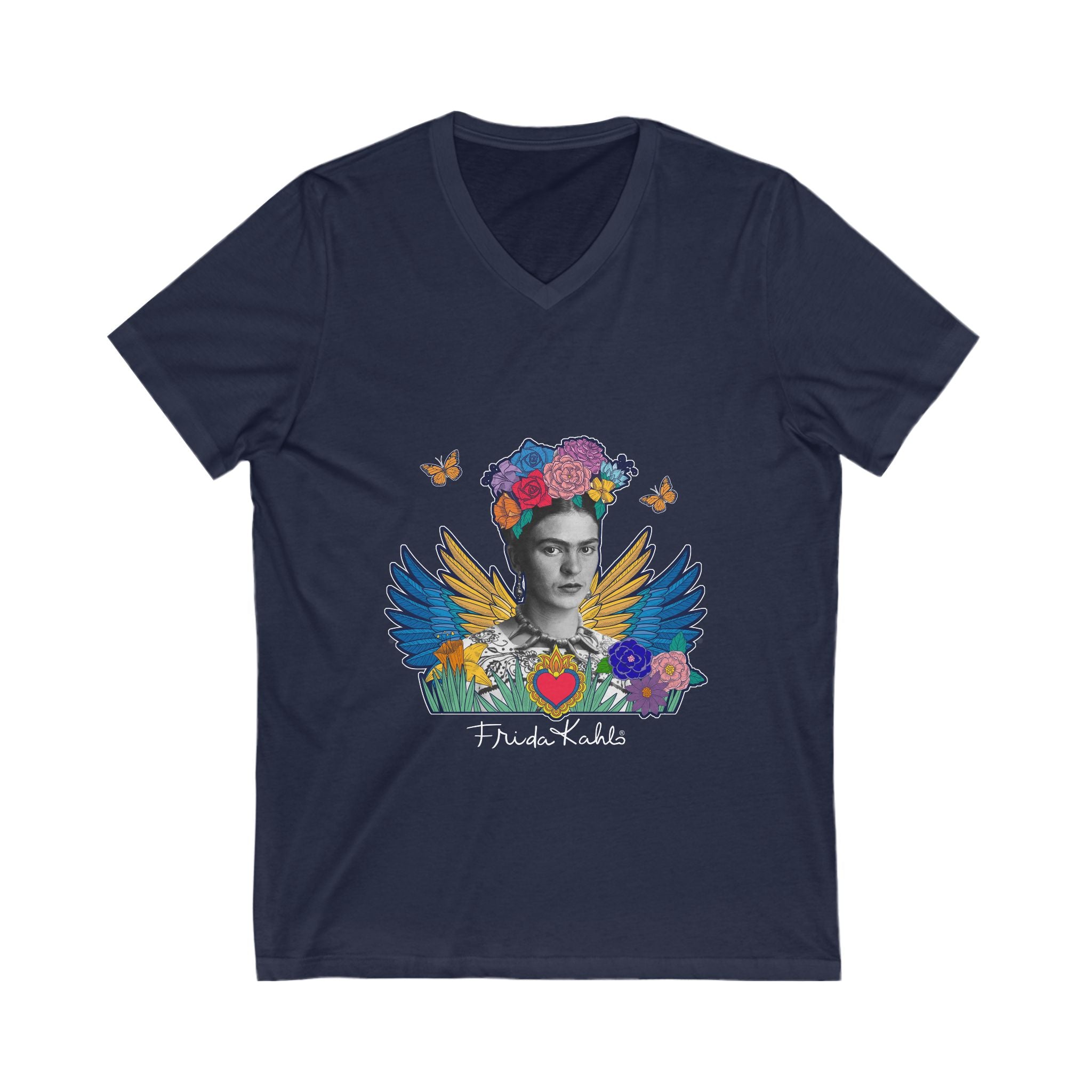 Frida Kahlo V-Neck Tee