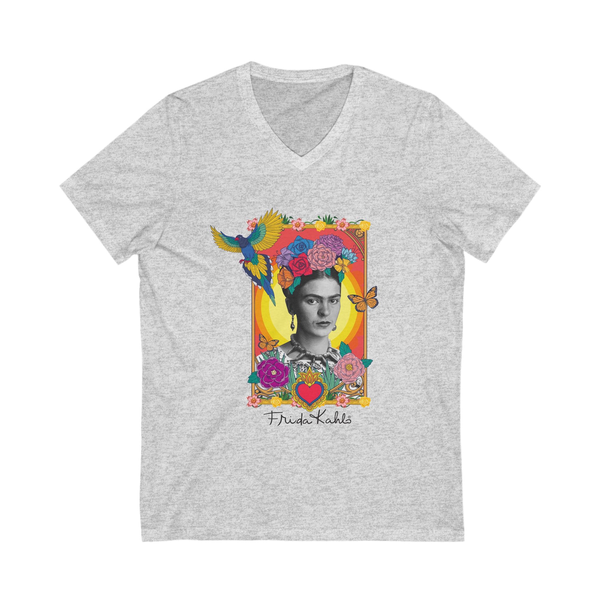 Frida Kahlo V-Neck Tee