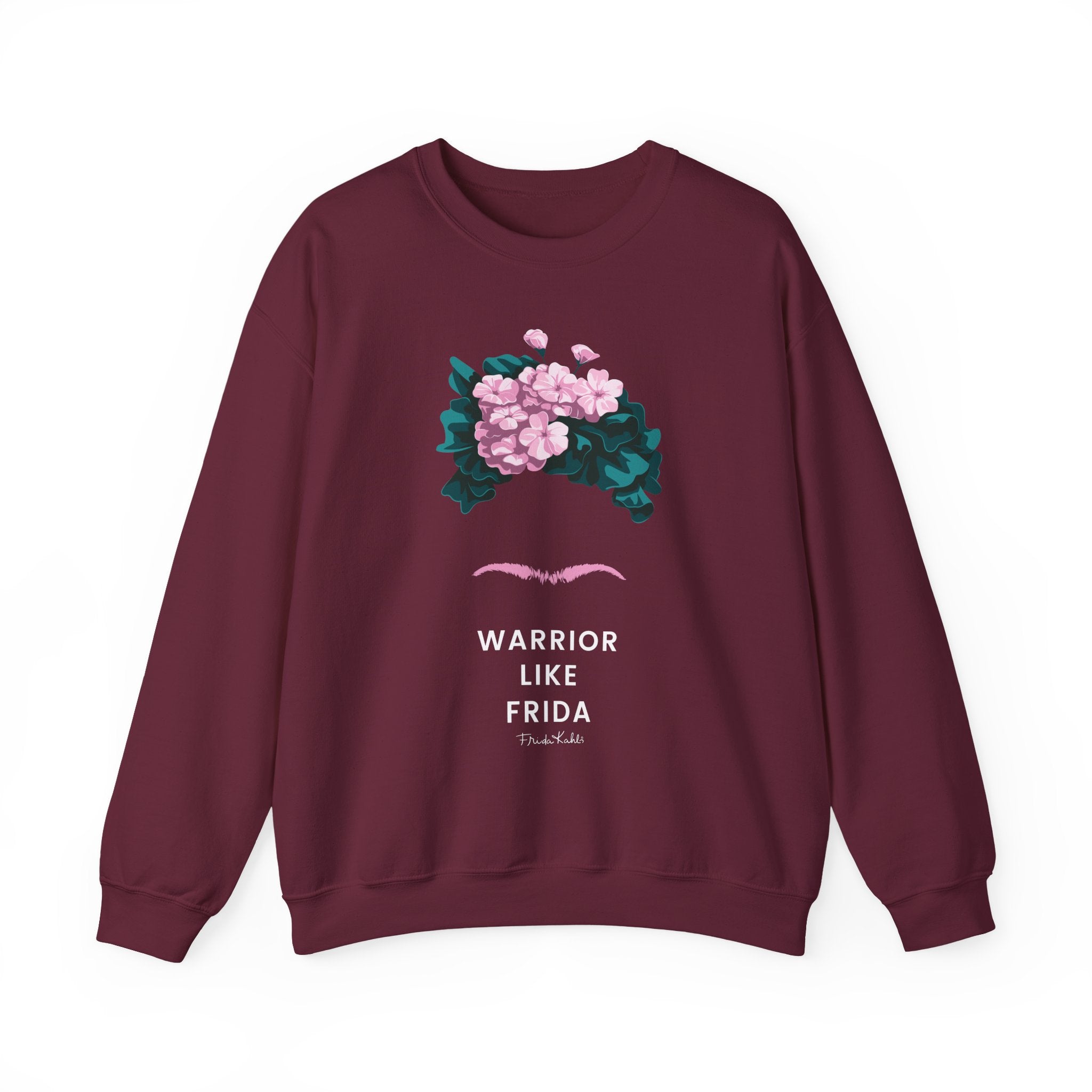 Frida Kahlo Inspired Sweatshirt - Breast Cancer Awareness Collection