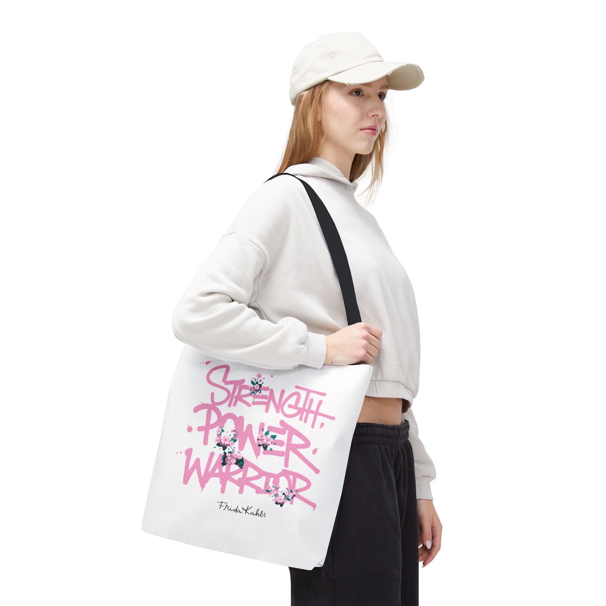 Frida Kahlo Tote Bag - Breast Cancer Awareness Collection