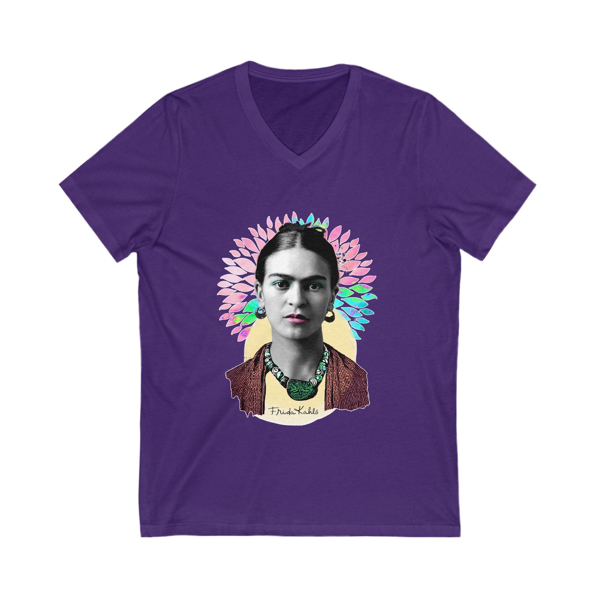Frida Kahlo V-Neck Tee