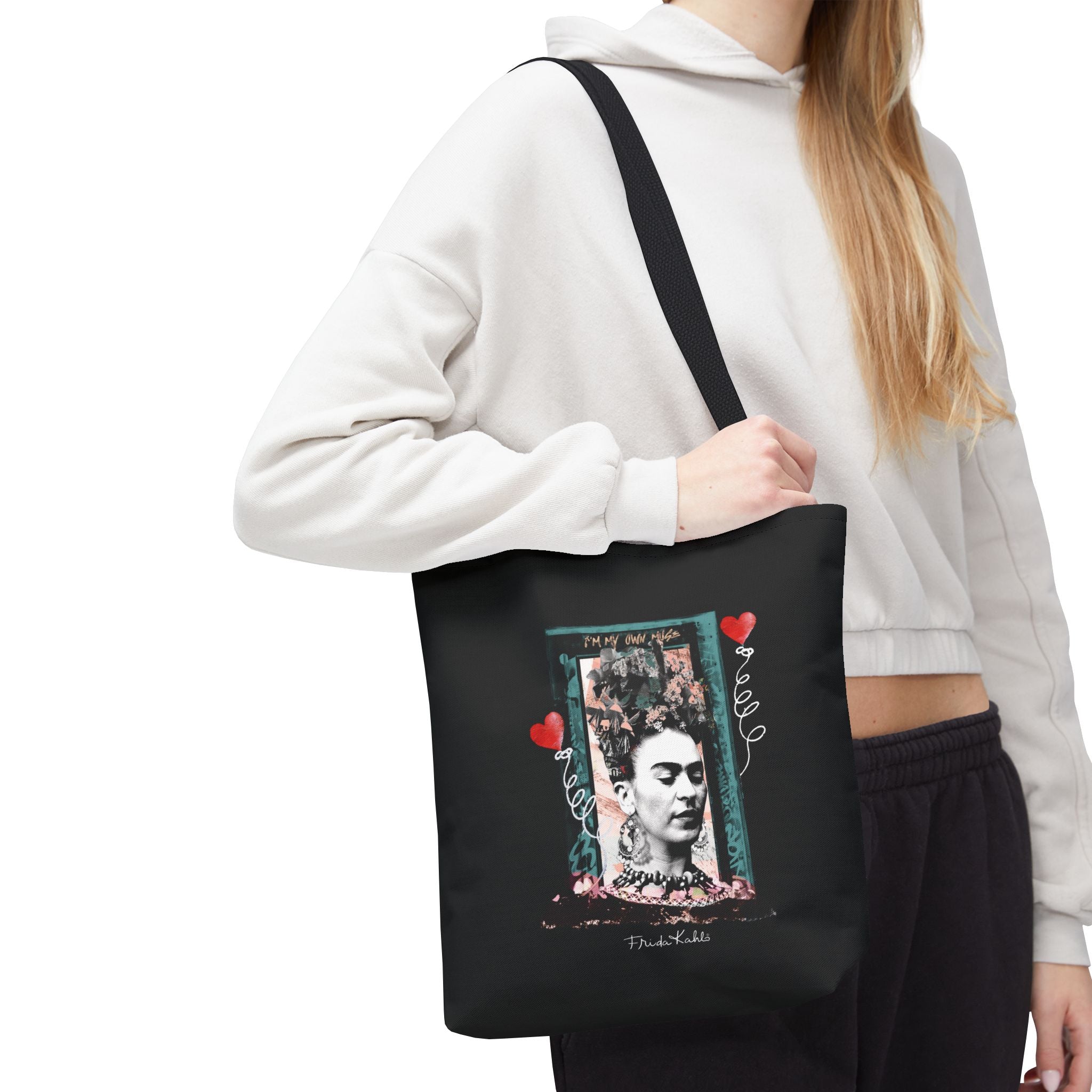 Frida Kahlo Inspired Colorful Art Tote Bag — &