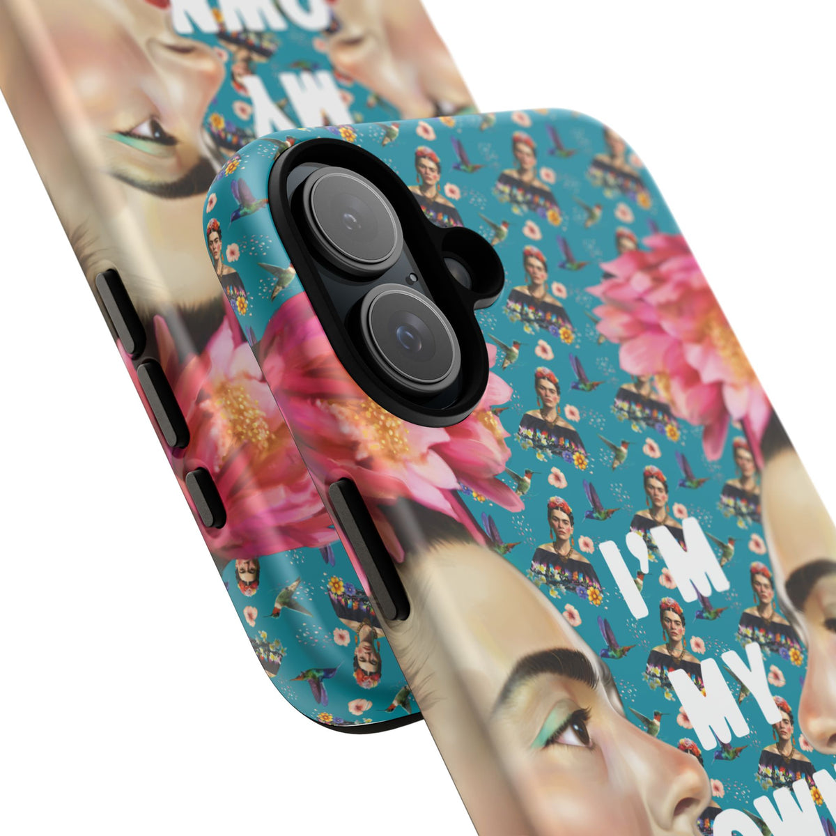 Frida Kahlo I Am My Own Muse Mirror Portrait iPhone Case