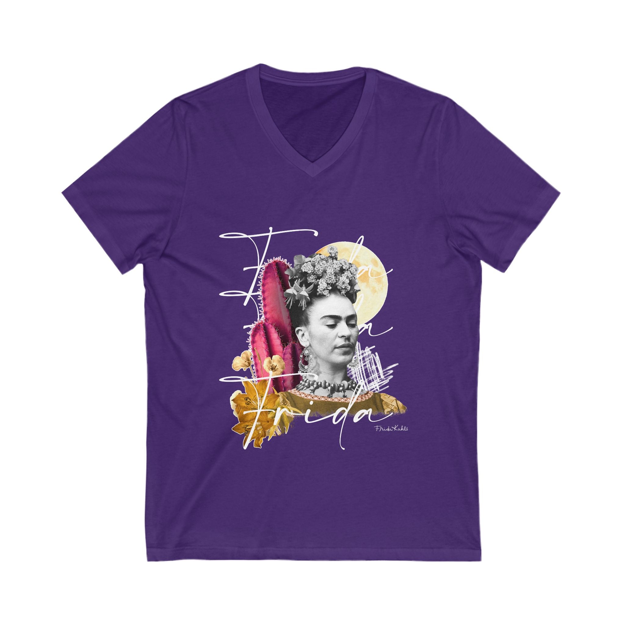 Frida Kahlo V-Neck Tee