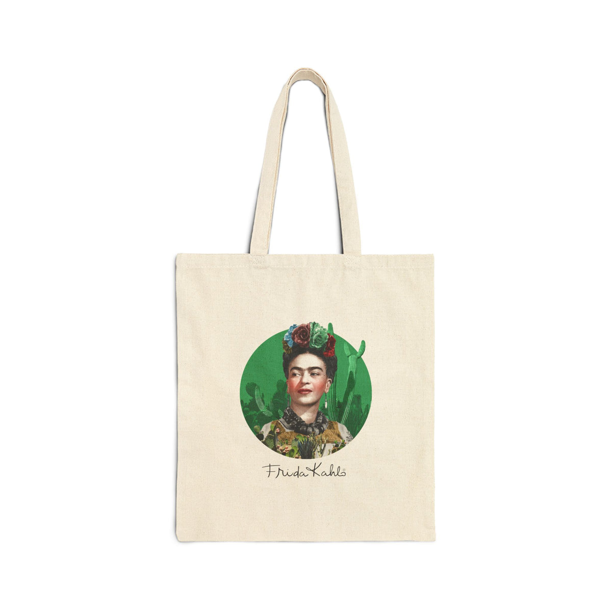 Canvas Tote Bag - Frida Kahlo Collection, Iconic Portraits and Vibrant Colors