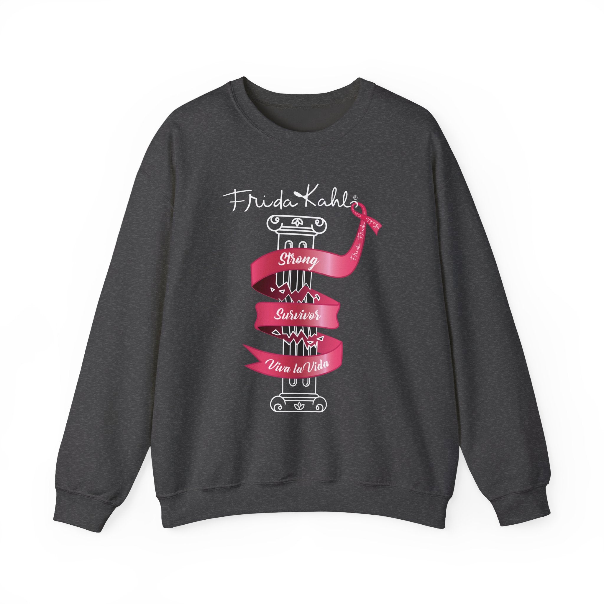 Frida Kahlo Inspired Sweatshirt - Breast Cancer Awareness Collection