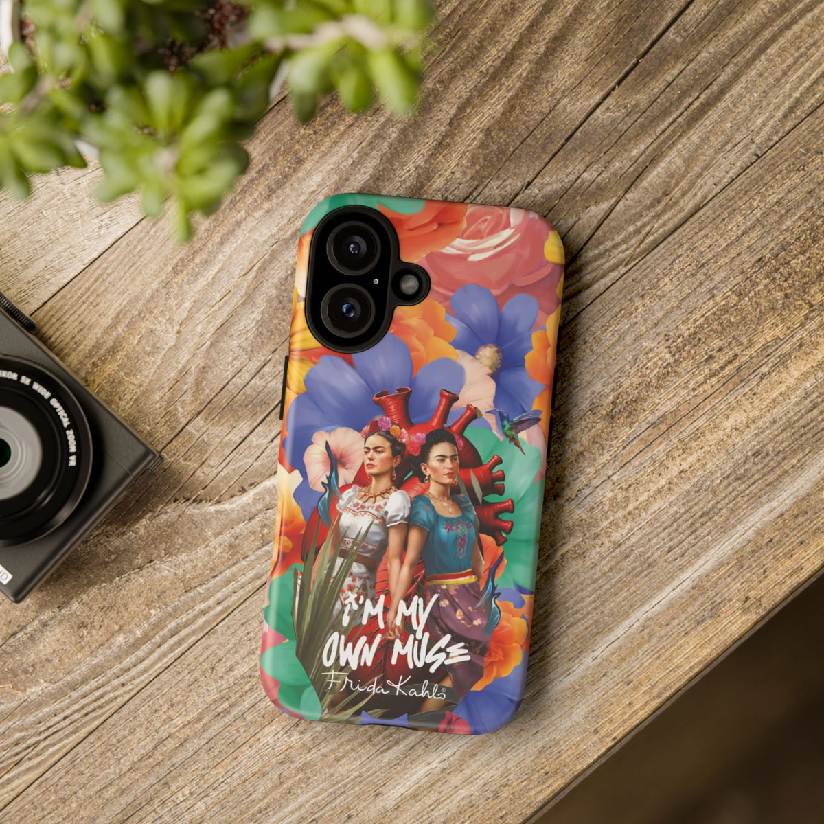 Frida Kahlo I Am My Own Muse Two Fridas iPhone Case