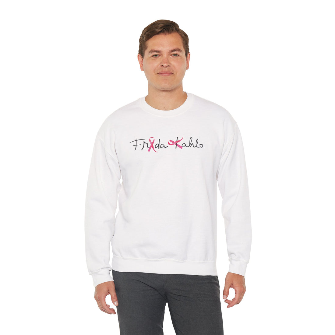 Frida Kahlo Inspired Sweatshirt - Breast Cancer Awareness Collection
