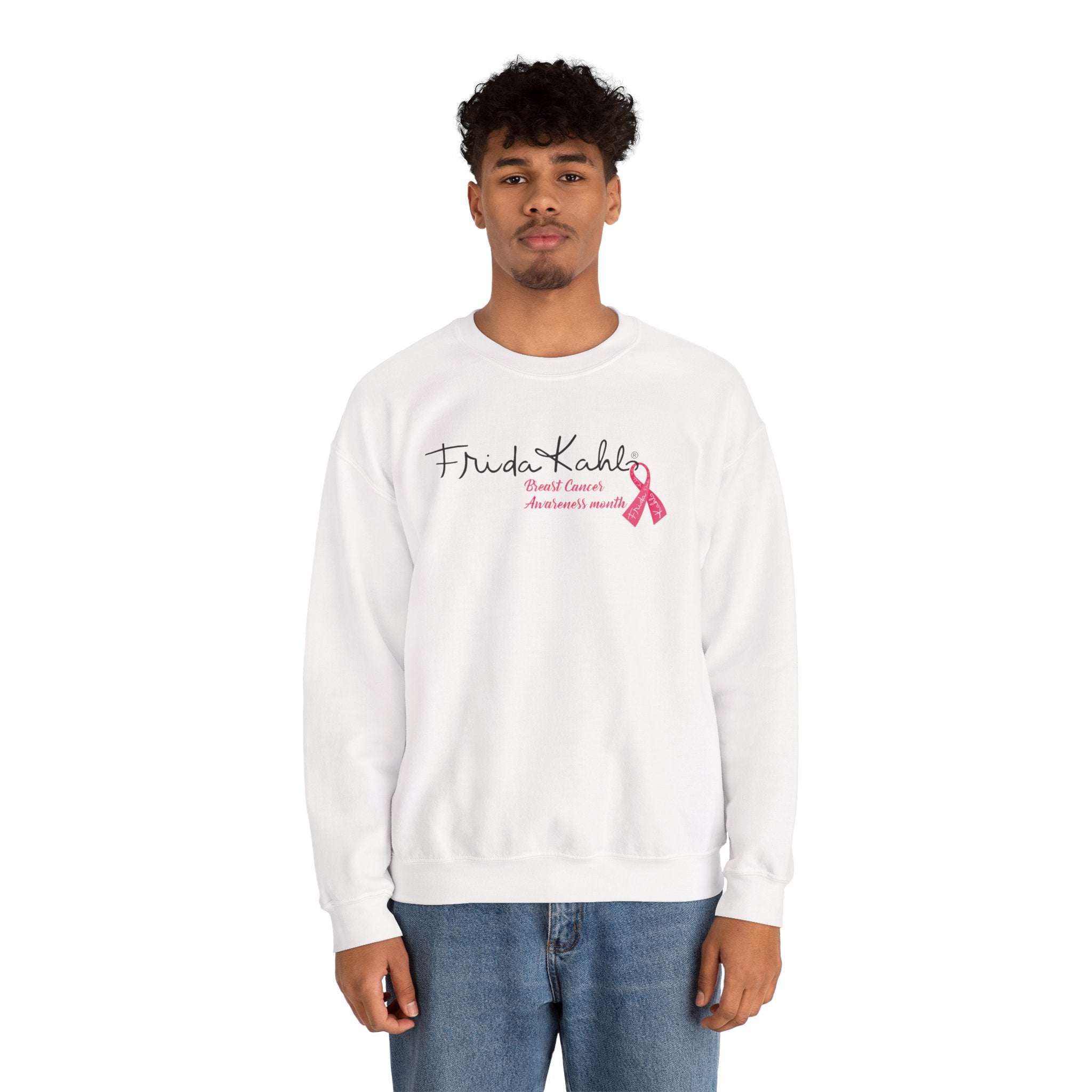 Frida Kahlo Inspired Sweatshirt - Breast Cancer Awareness Collection