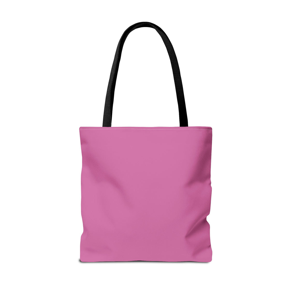 Frida Kahlo Strength Power Warrior Tote Bag - Breast Cancer Awareness - 18" × 18'', back view