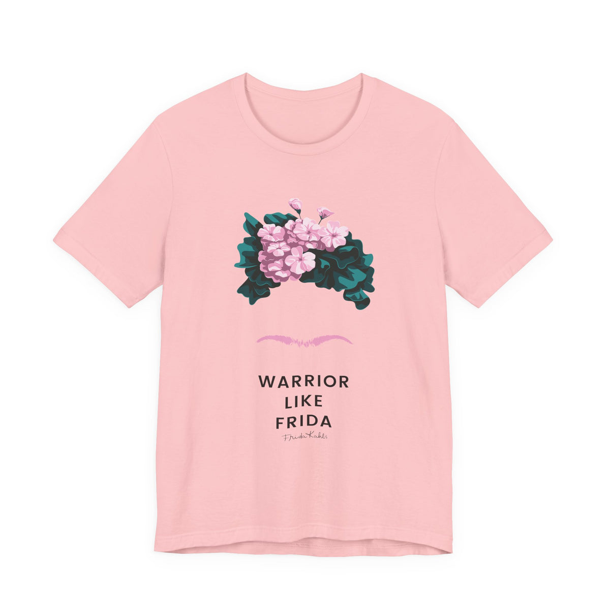 Frida Kahlo Warrior Like Frida Breast Cancer Awareness T-Shirt