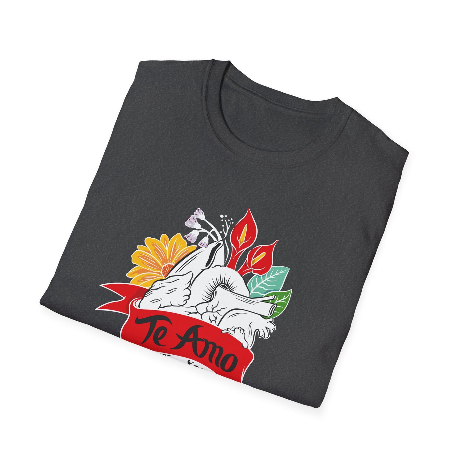Frida Kahlo - "Te Amo Más Que Mi Propia Piel" - Inspired Anatomical Heart T-Shirt