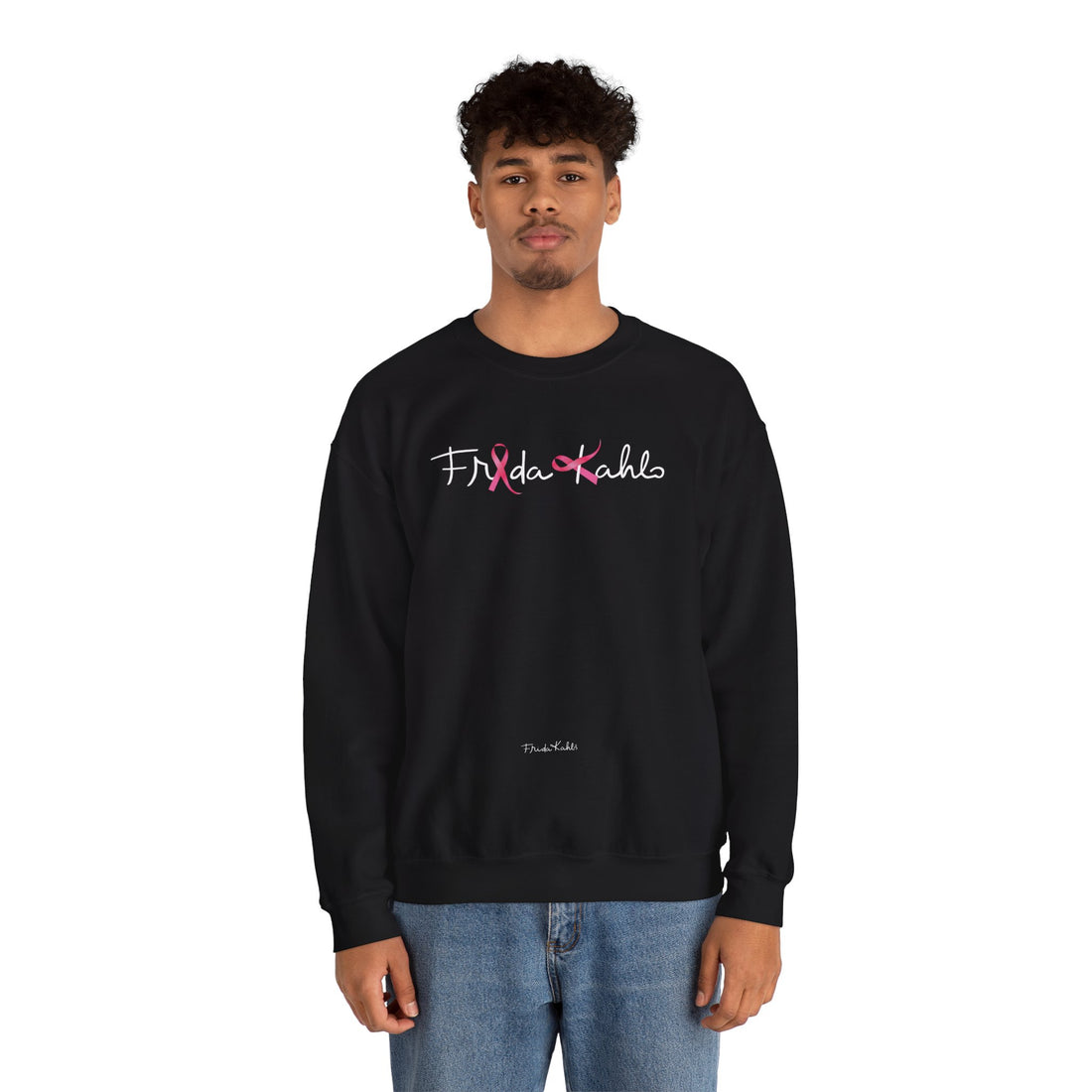 Frida Kahlo Inspired Sweatshirt - Breast Cancer Awareness Collection