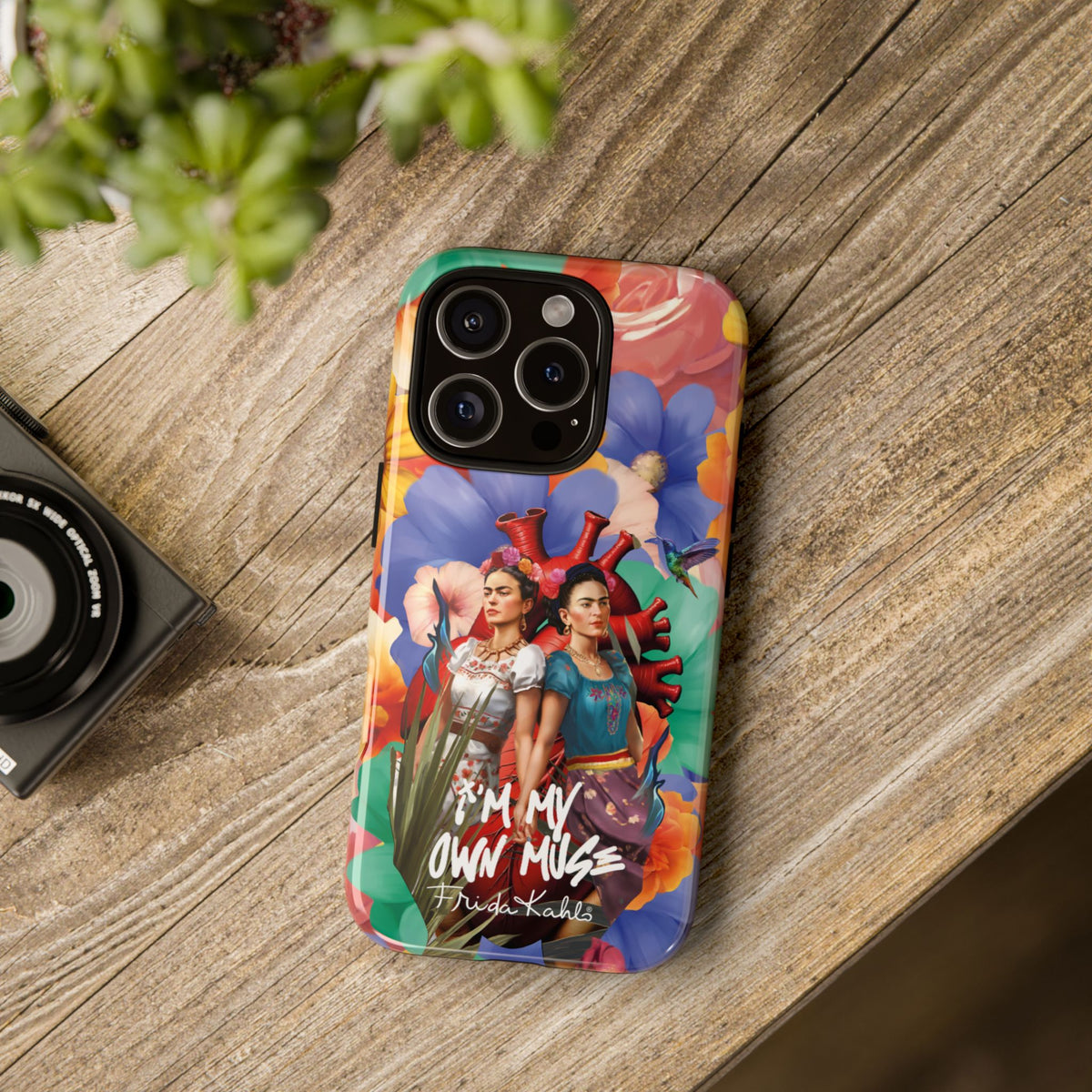 Frida Kahlo I Am My Own Muse Two Fridas iPhone Case