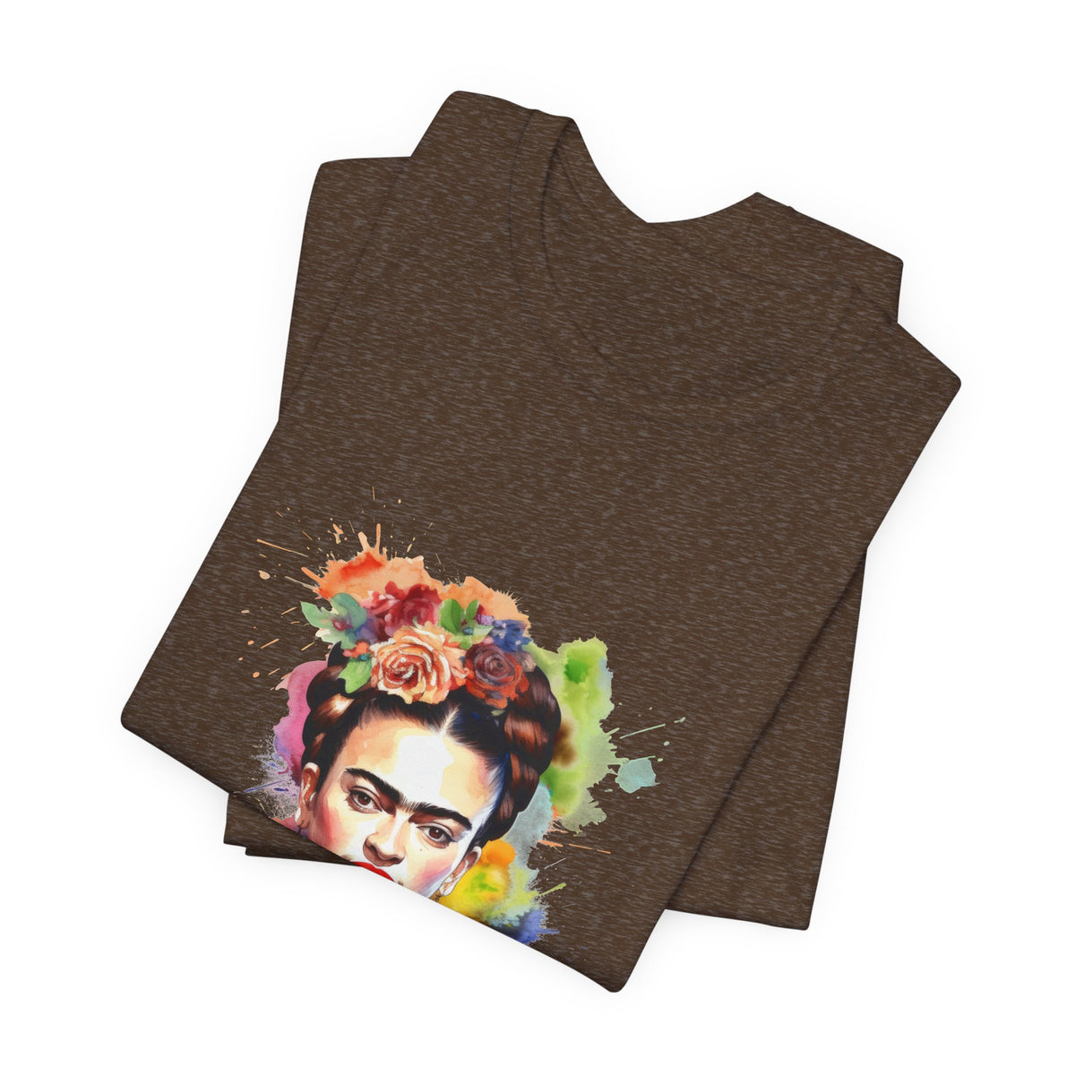 Frida Kahlo Garden Bloom Portrait T-Shirt