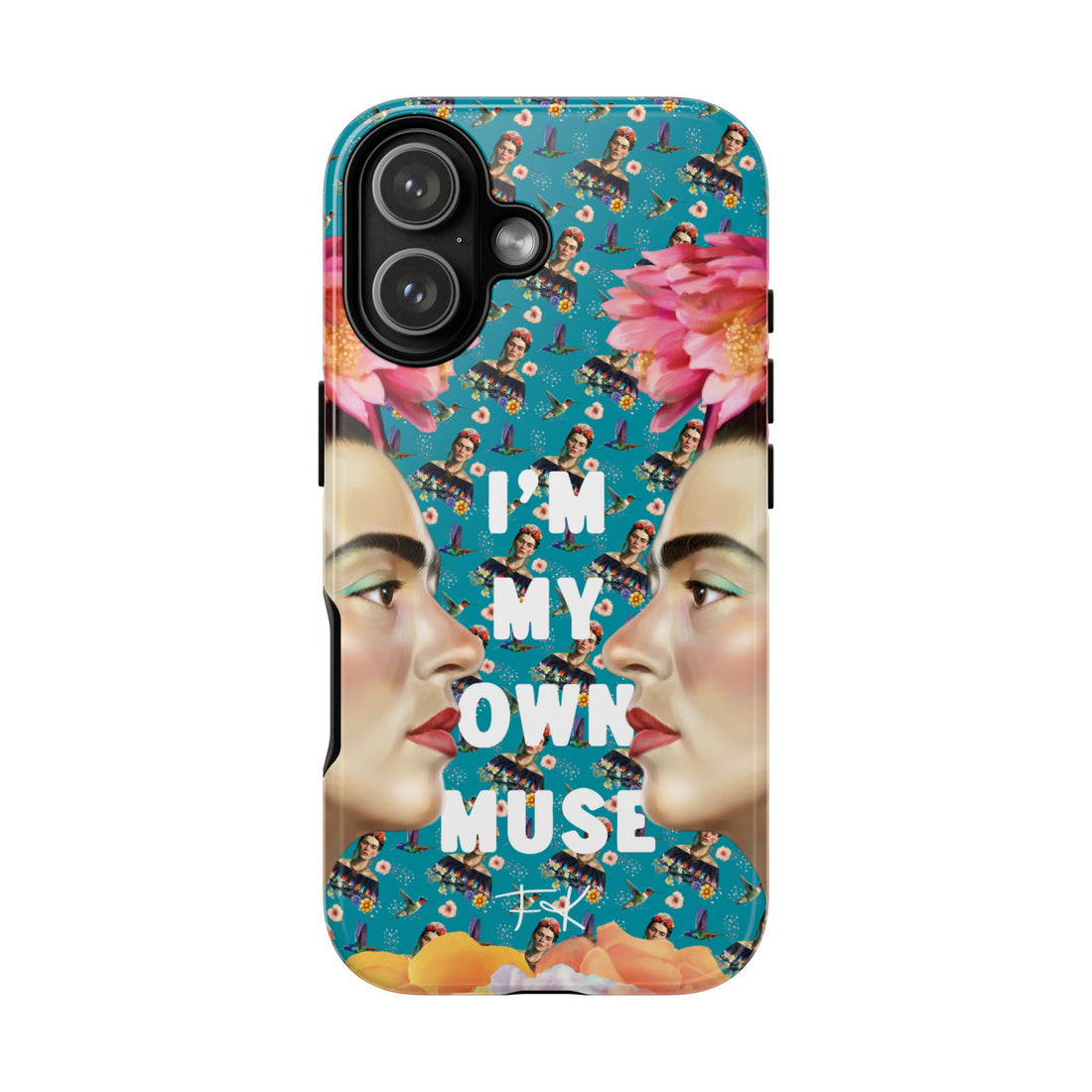 Frida Kahlo - I Am My Own Muse - Colorful Art Phone Case