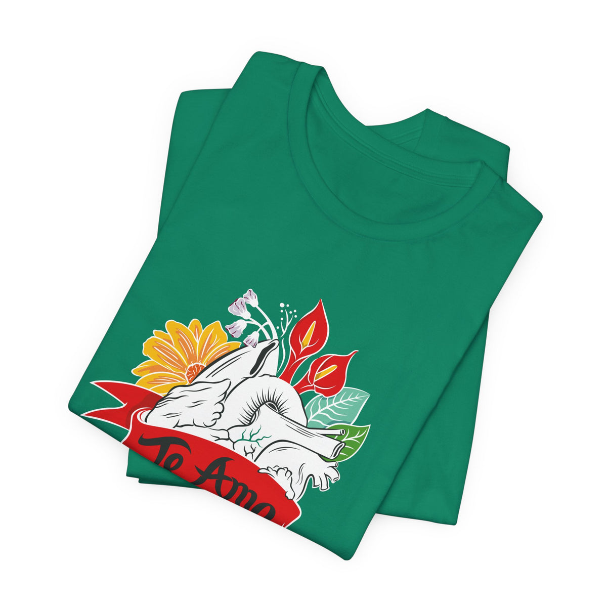 Frida Kahlo Te Amo Más Que Mi Propia Piel Anatomical Heart T-Shirt