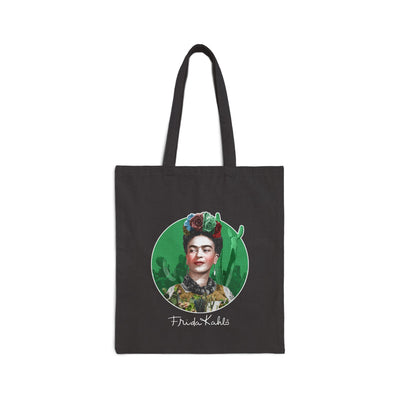 Canvas Tote Bag - Frida Kahlo Collection, Iconic Portraits and Vibrant Colors