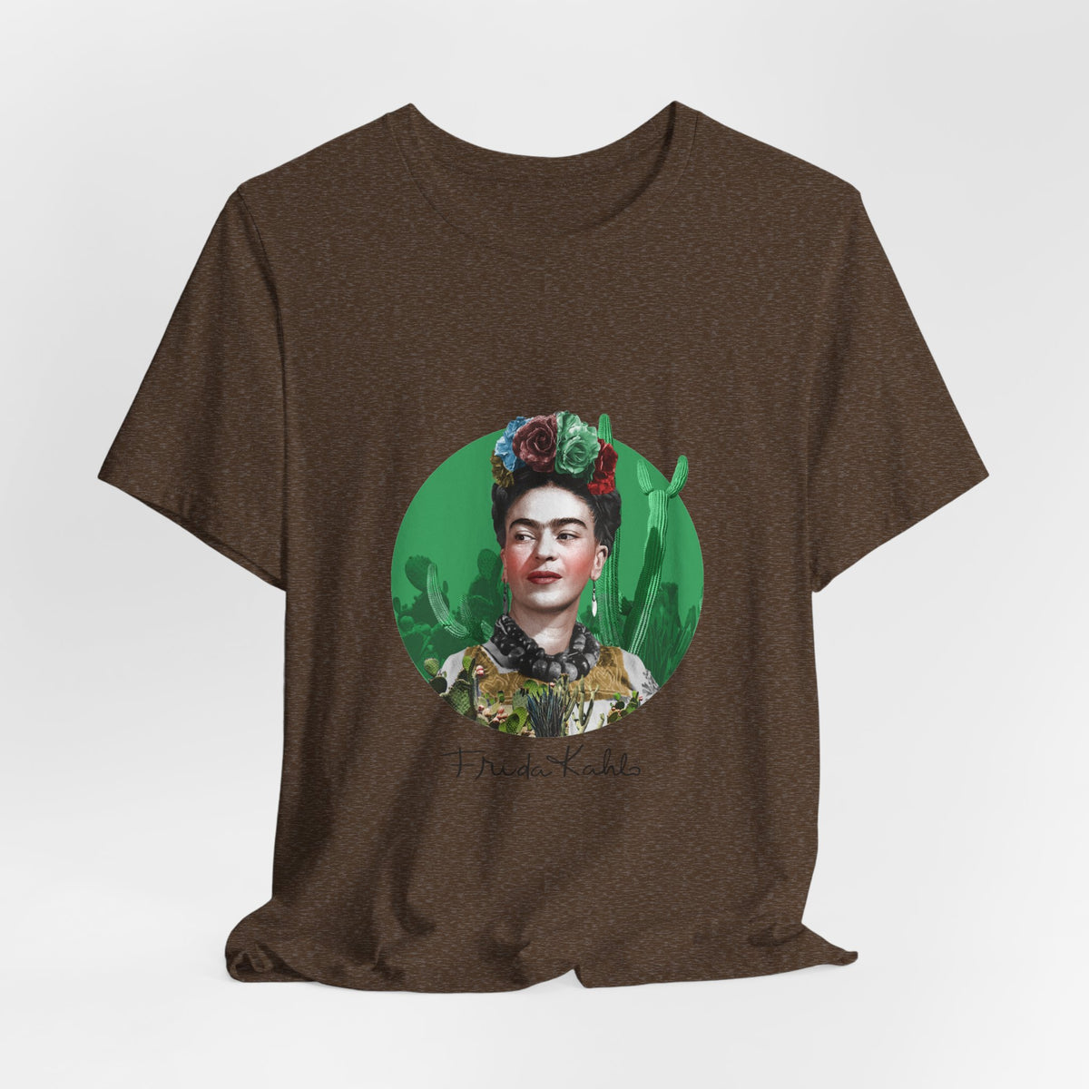 Frida Kahlo Cactus Garden Medallion T-Shirt