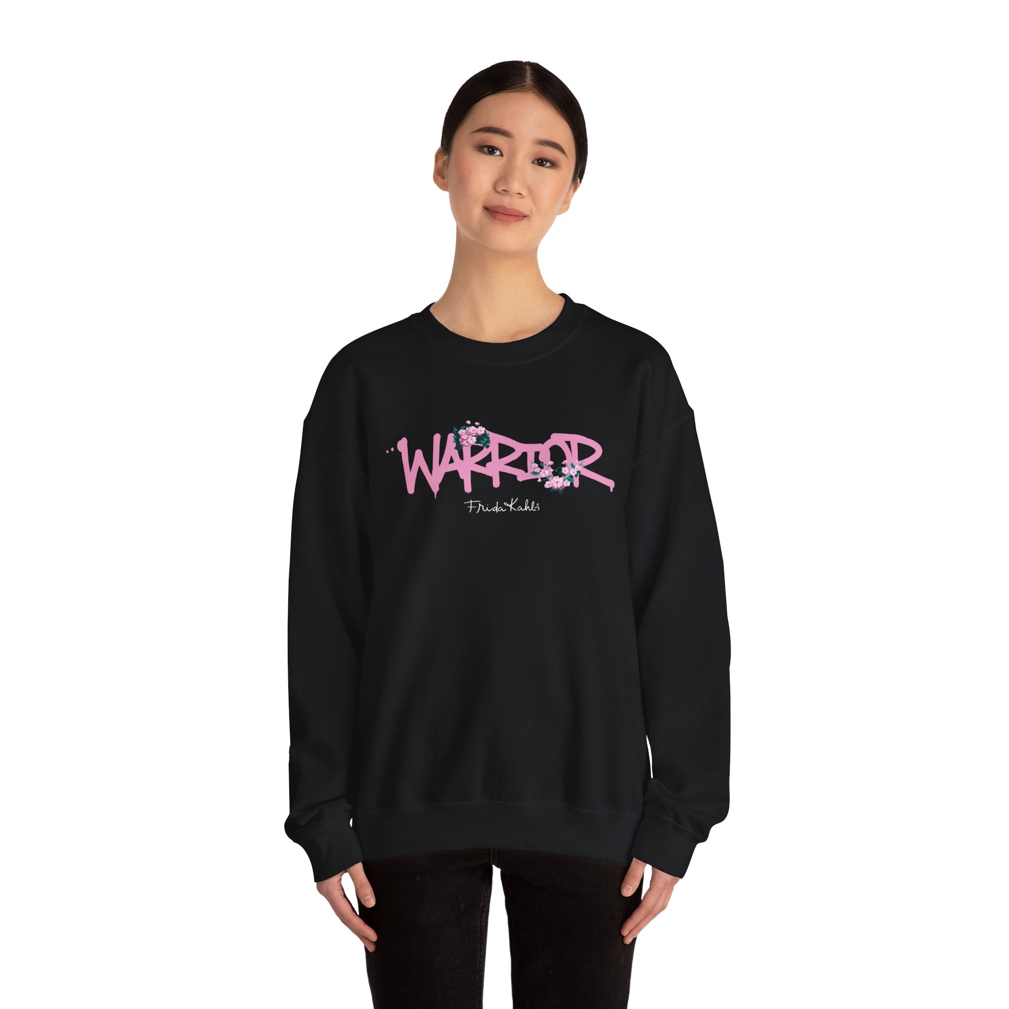 Frida Kahlo Inspired Sweatshirt - Breast Cancer Awareness Collection