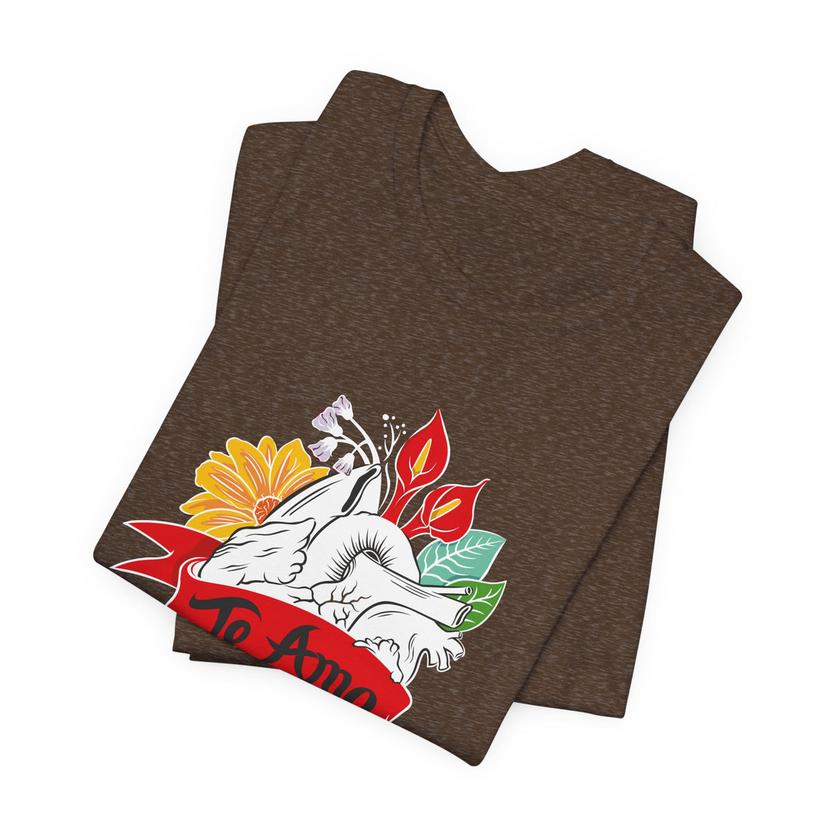 Frida Kahlo Te Amo Más Que Mi Propia Piel Anatomical Heart T-Shirt