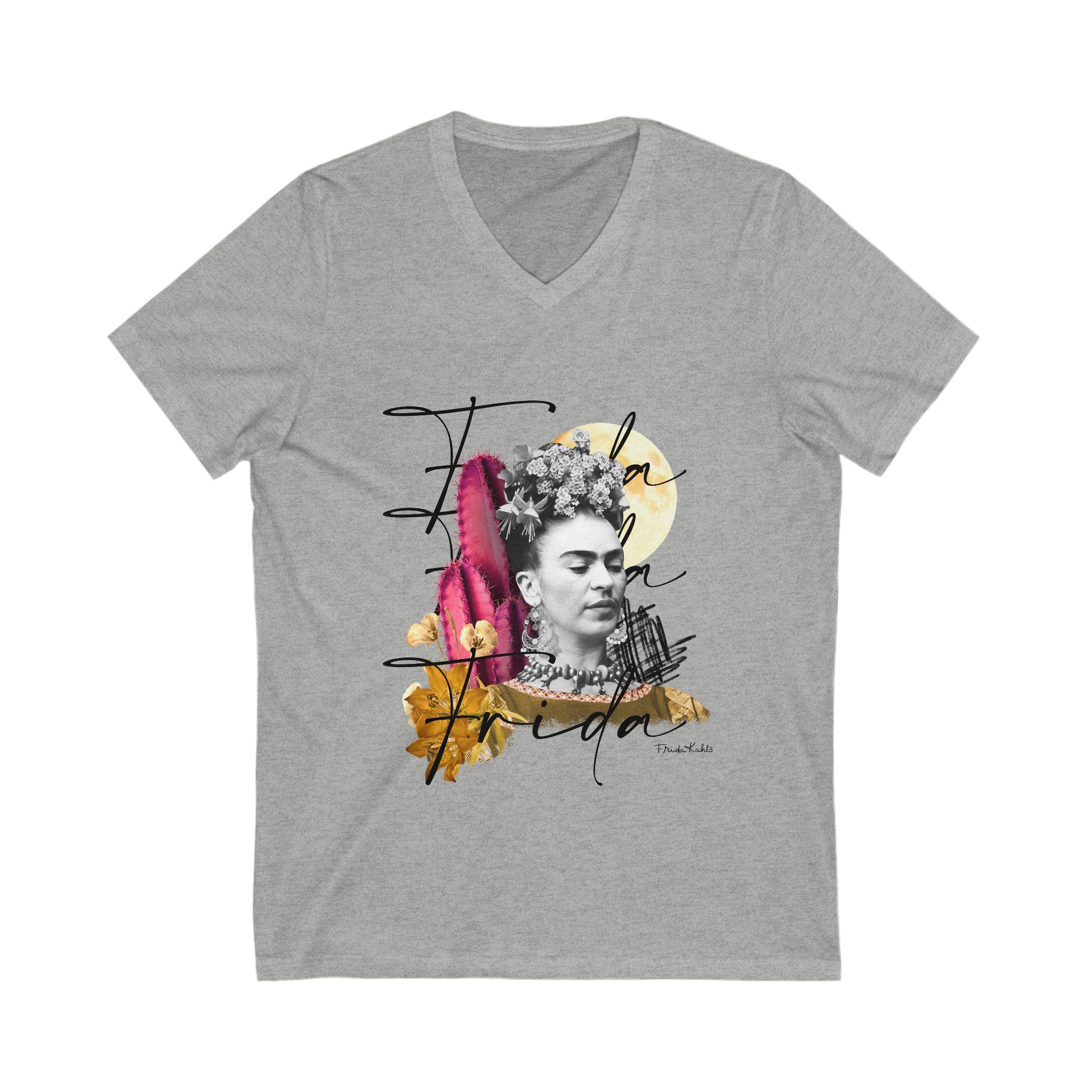 Frida Kahlo V-Neck Tee
