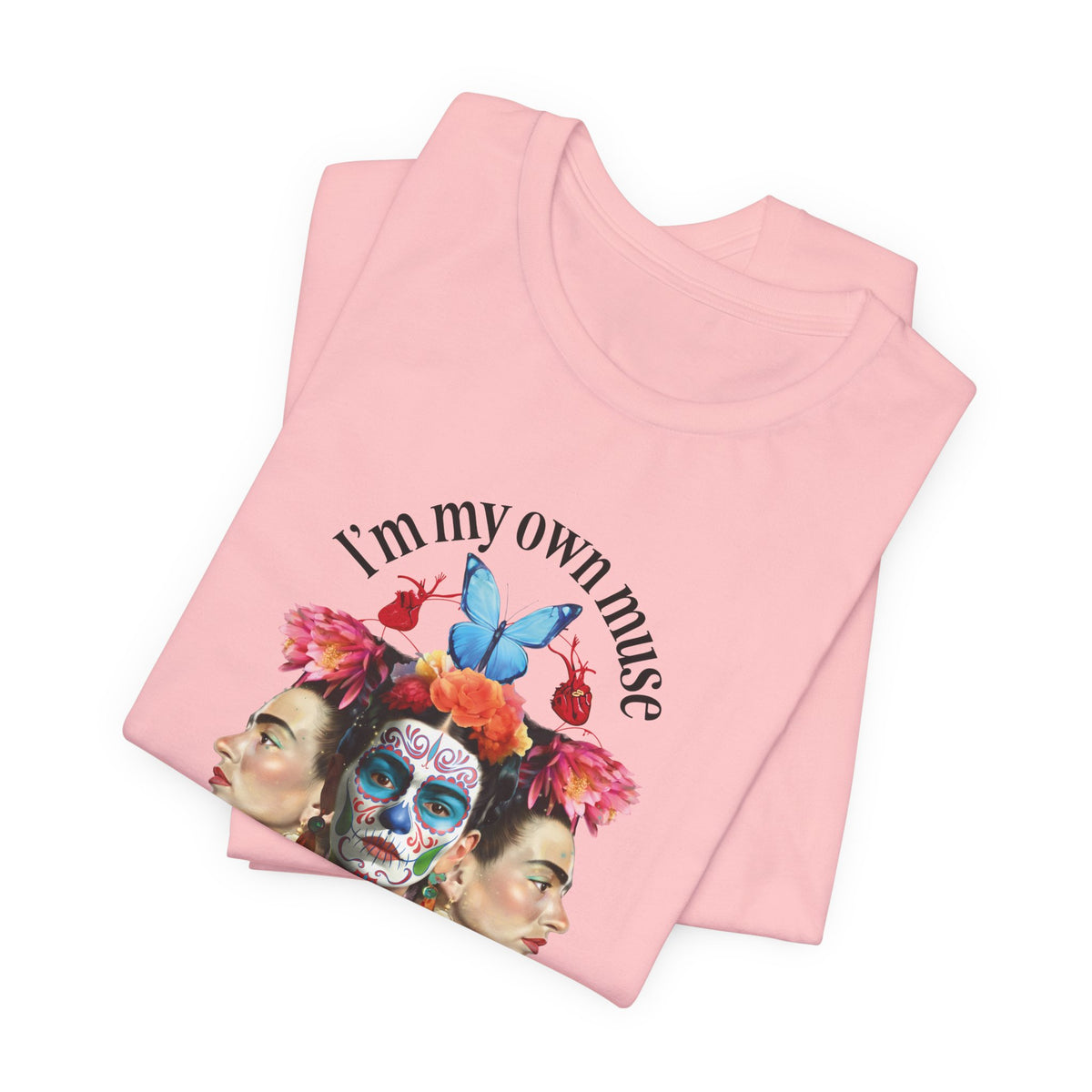 Frida Kahlo Butterfly Mirror Portrait T-Shirt