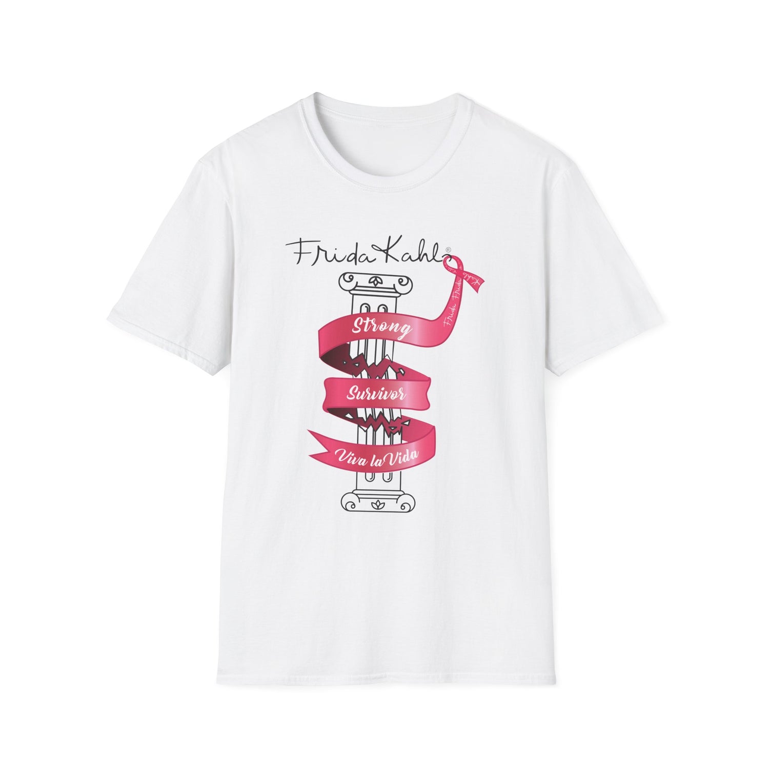 Frida Kahlo Breast Cancer Awareness T-Shirt